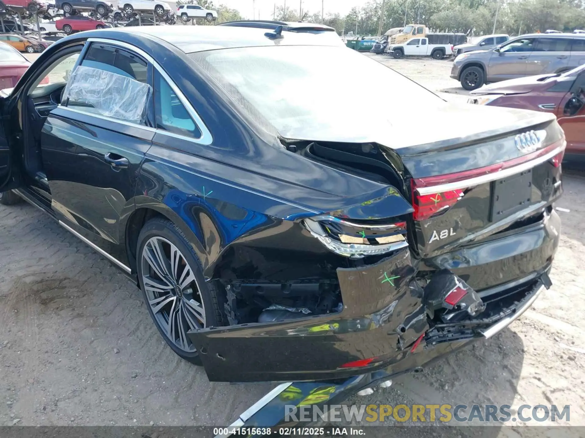 6 Photograph of a damaged car WAULDAF87NN001657 AUDI A8 2022