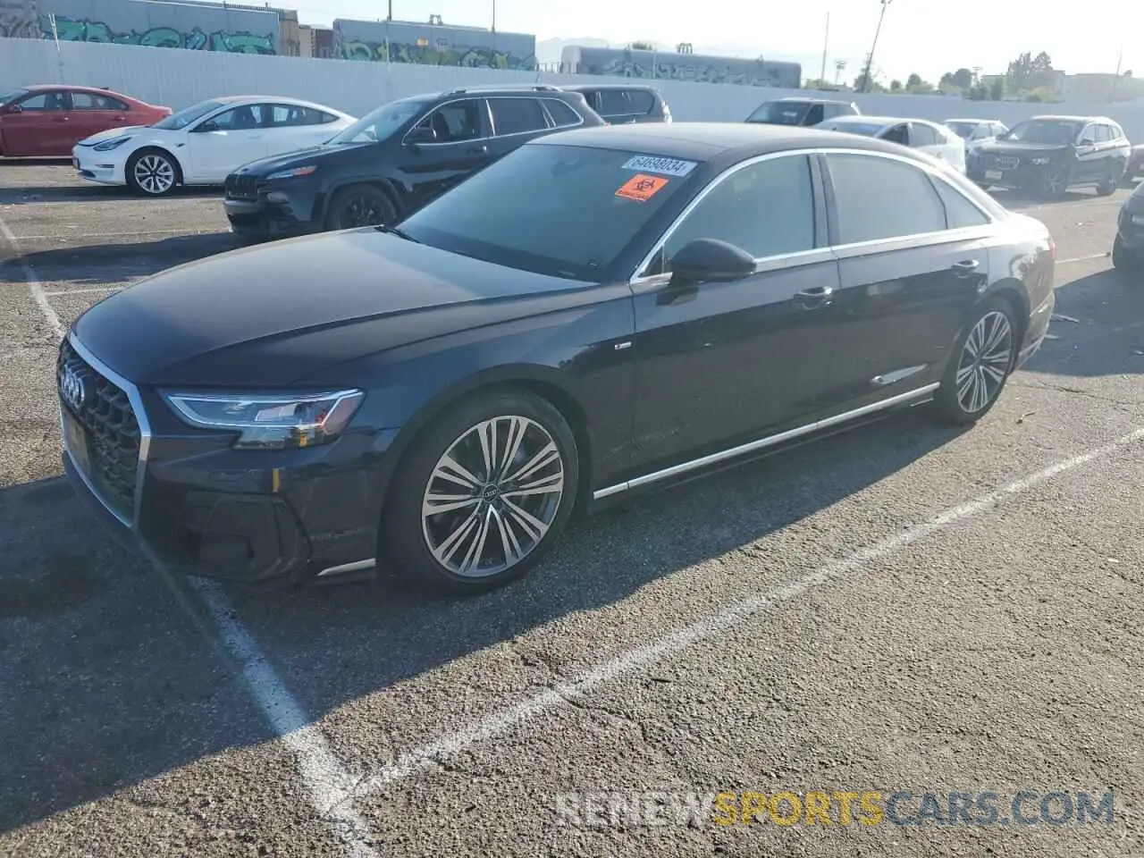 1 Photograph of a damaged car WAULDAF8XNN002950 AUDI A8 2022