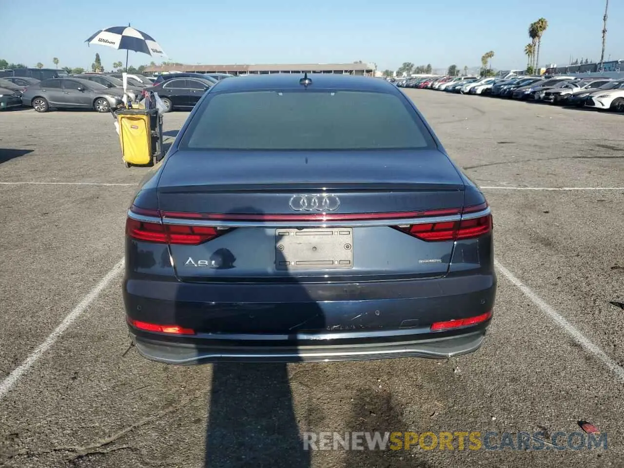 6 Photograph of a damaged car WAULDAF8XNN002950 AUDI A8 2022