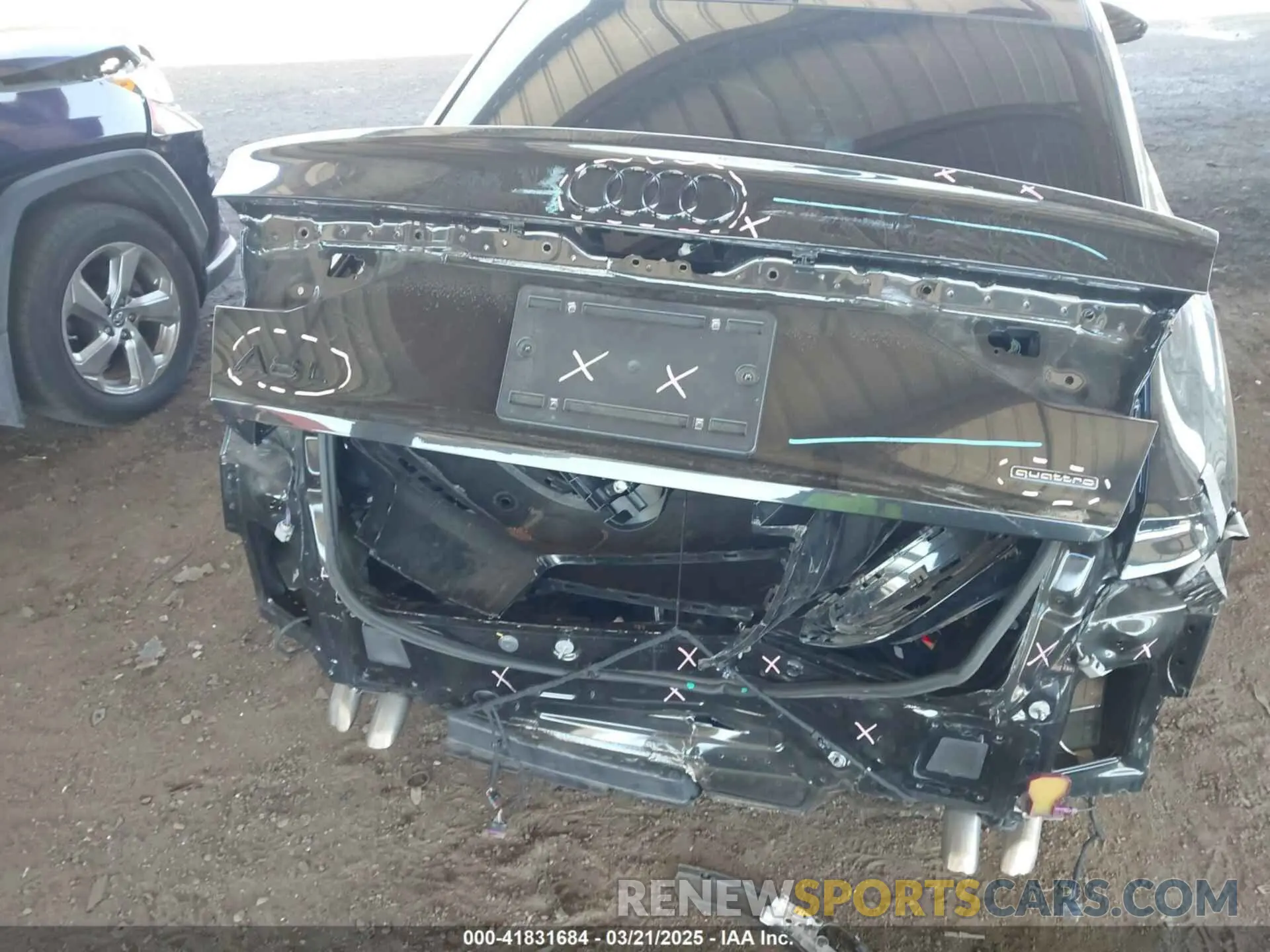 6 Photograph of a damaged car WAULDAF80PN010705 AUDI A8 2023