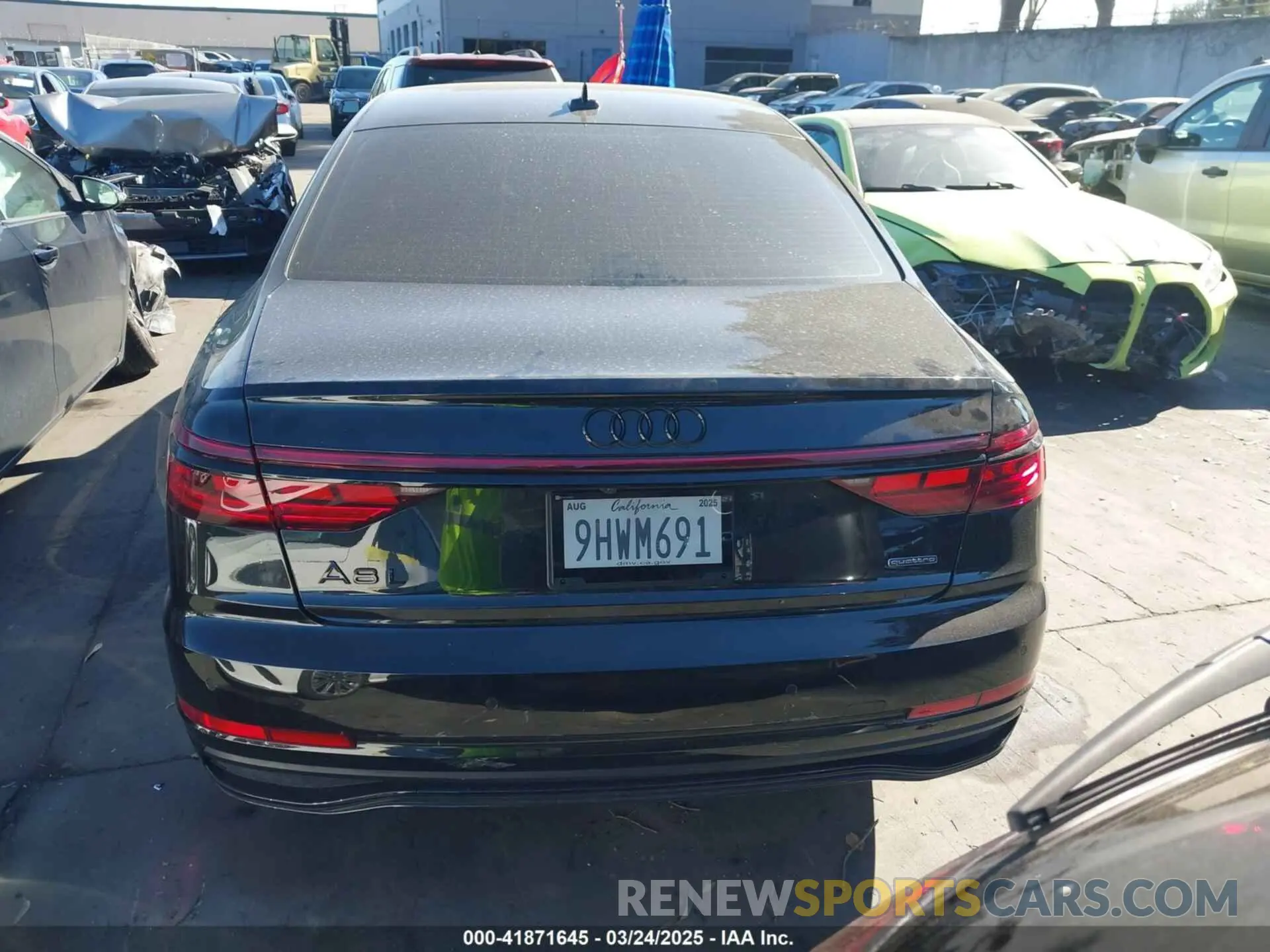 17 Photograph of a damaged car WAULDAF83PN010018 AUDI A8 2023