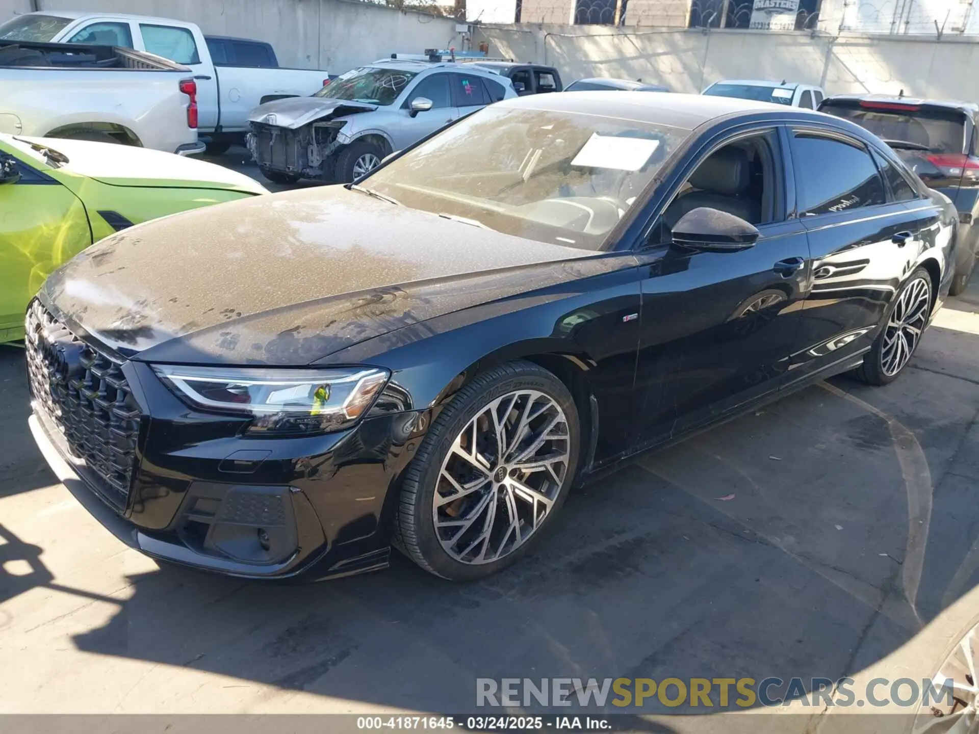 2 Photograph of a damaged car WAULDAF83PN010018 AUDI A8 2023