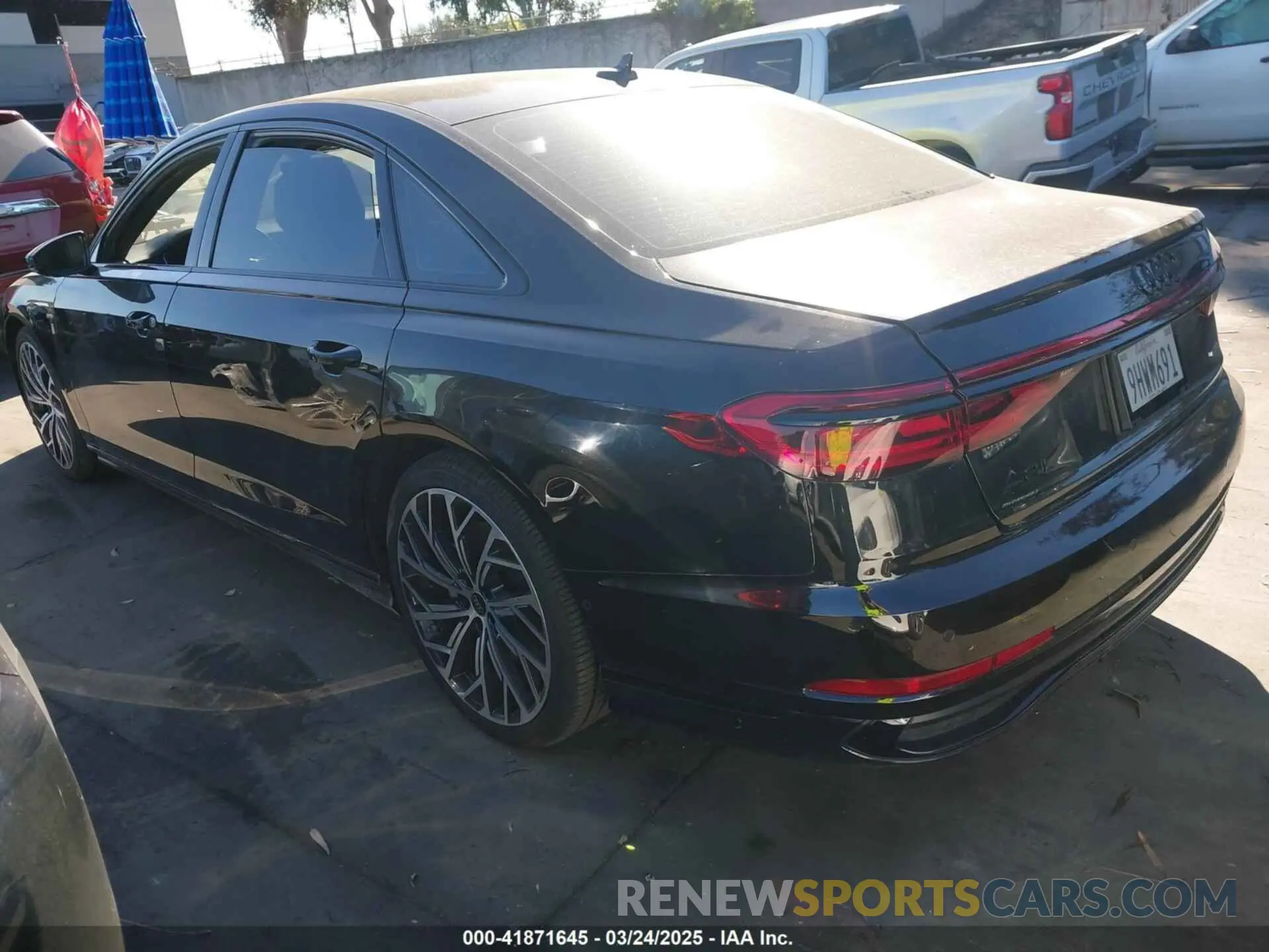 3 Photograph of a damaged car WAULDAF83PN010018 AUDI A8 2023