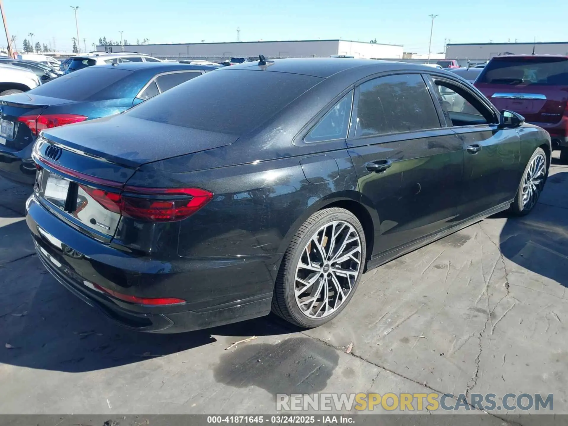 4 Photograph of a damaged car WAULDAF83PN010018 AUDI A8 2023