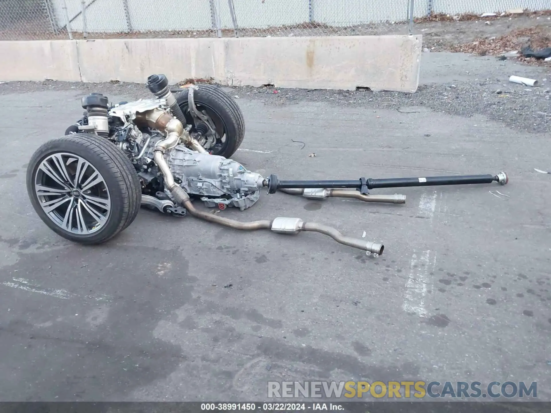 10 Photograph of a damaged car WAULDAF87PN015352 AUDI A8 2023