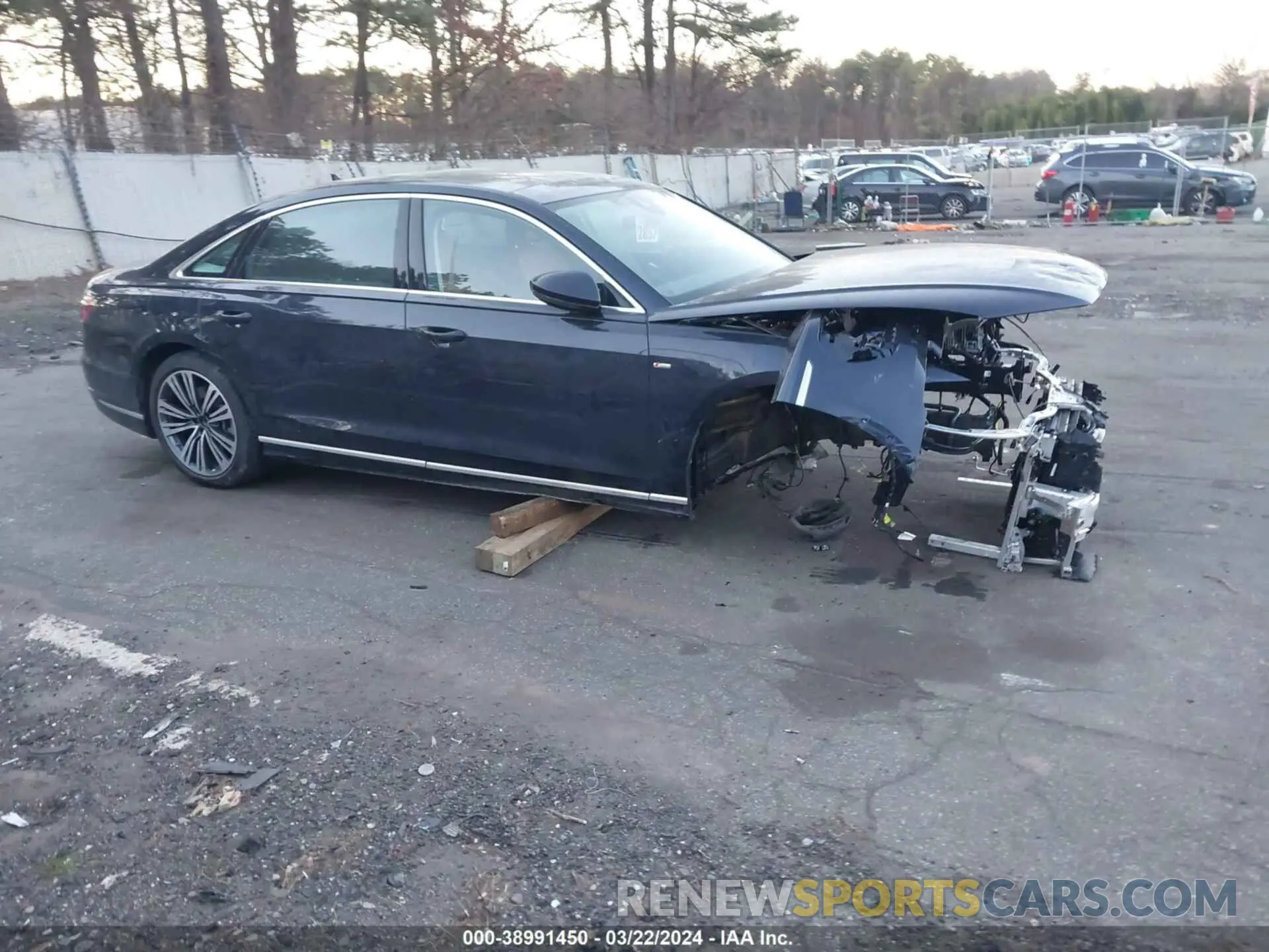 14 Photograph of a damaged car WAULDAF87PN015352 AUDI A8 2023