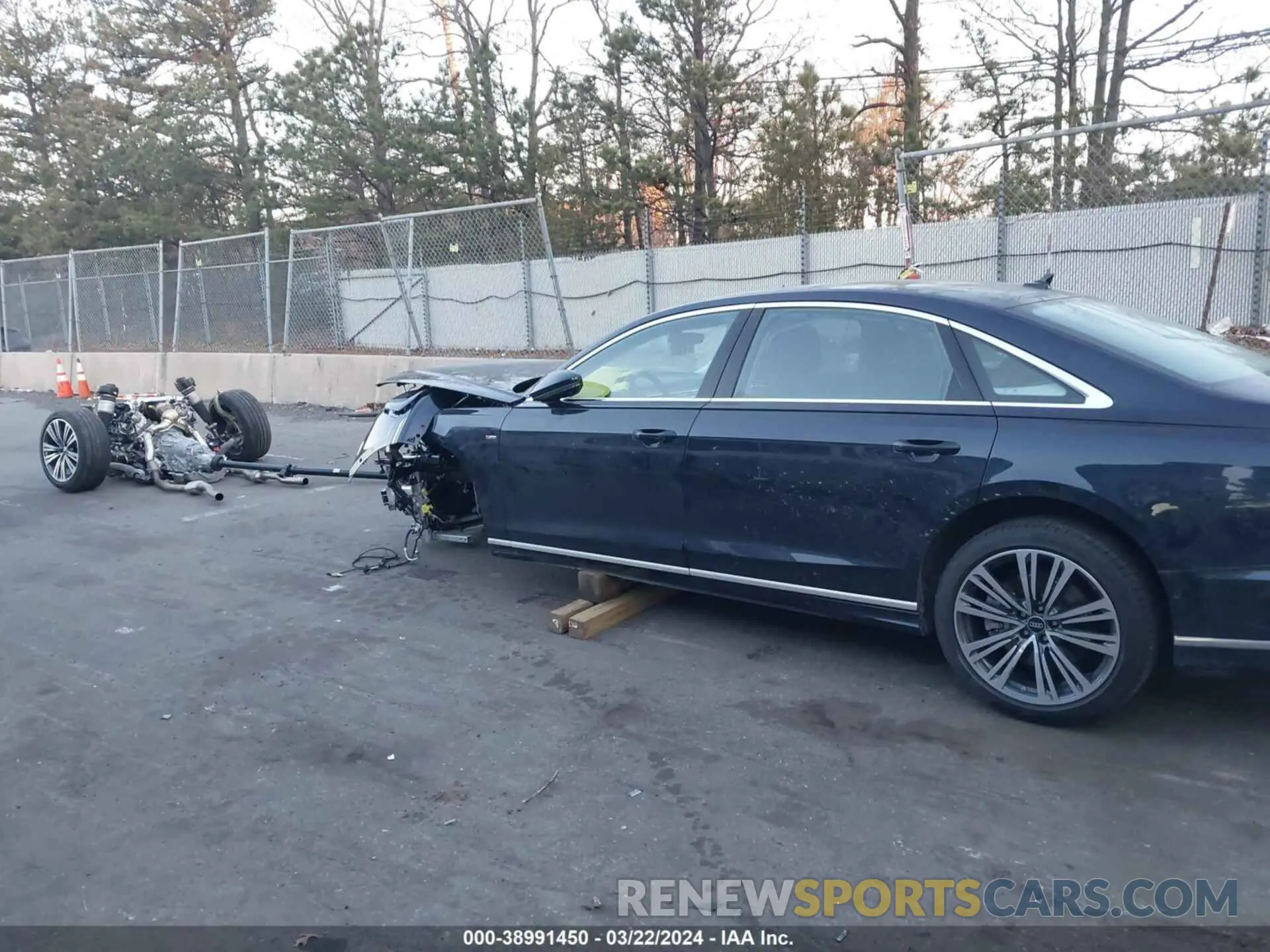 15 Photograph of a damaged car WAULDAF87PN015352 AUDI A8 2023