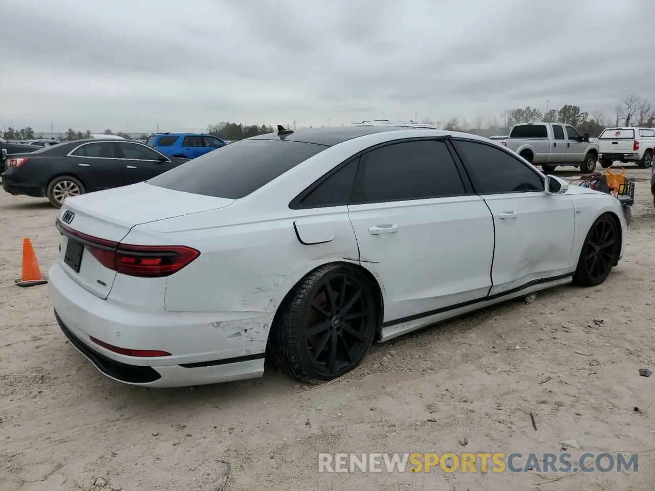 3 Photograph of a damaged car WAULDAF8XPN006192 AUDI A8 2023
