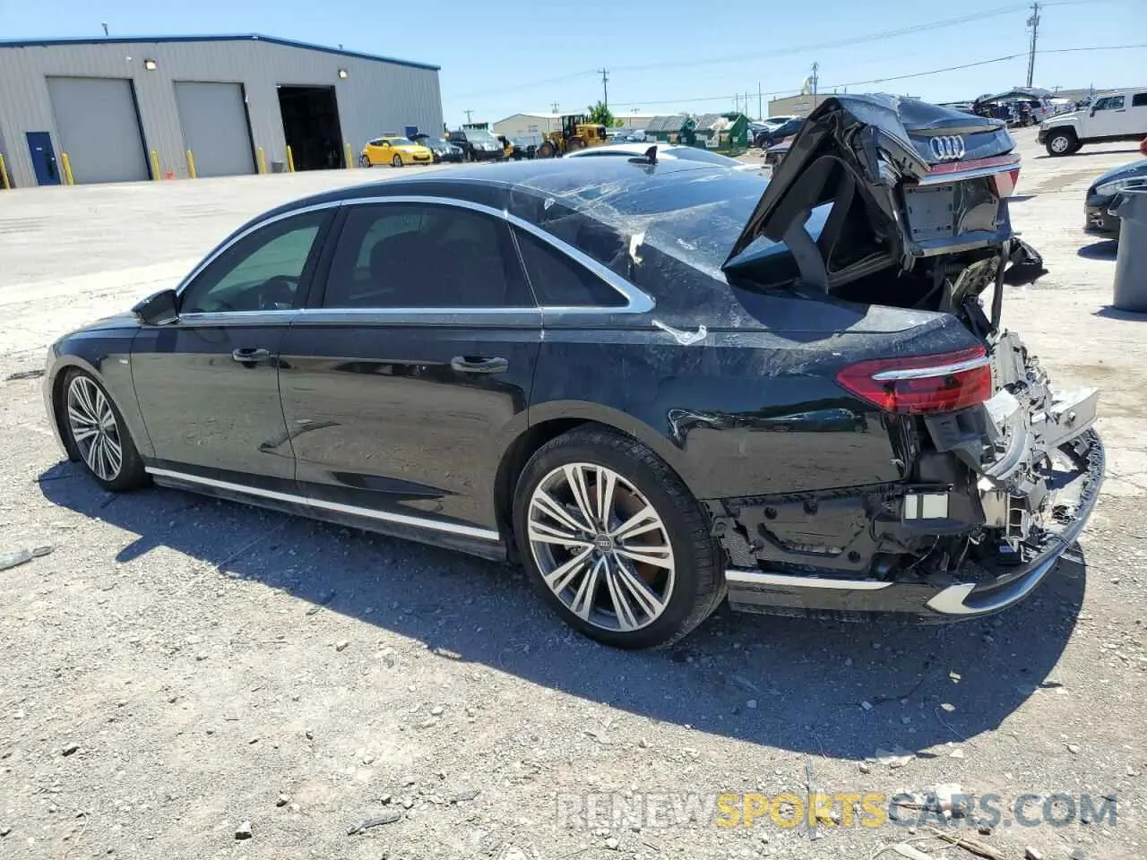 2 Photograph of a damaged car WAULDAF81RN012143 AUDI A8 2024