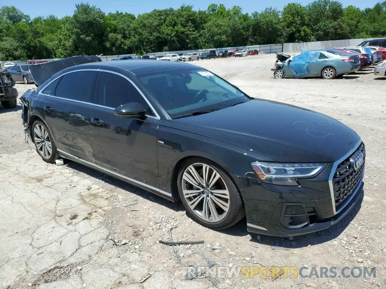 4 Photograph of a damaged car WAULDAF81RN012143 AUDI A8 2024