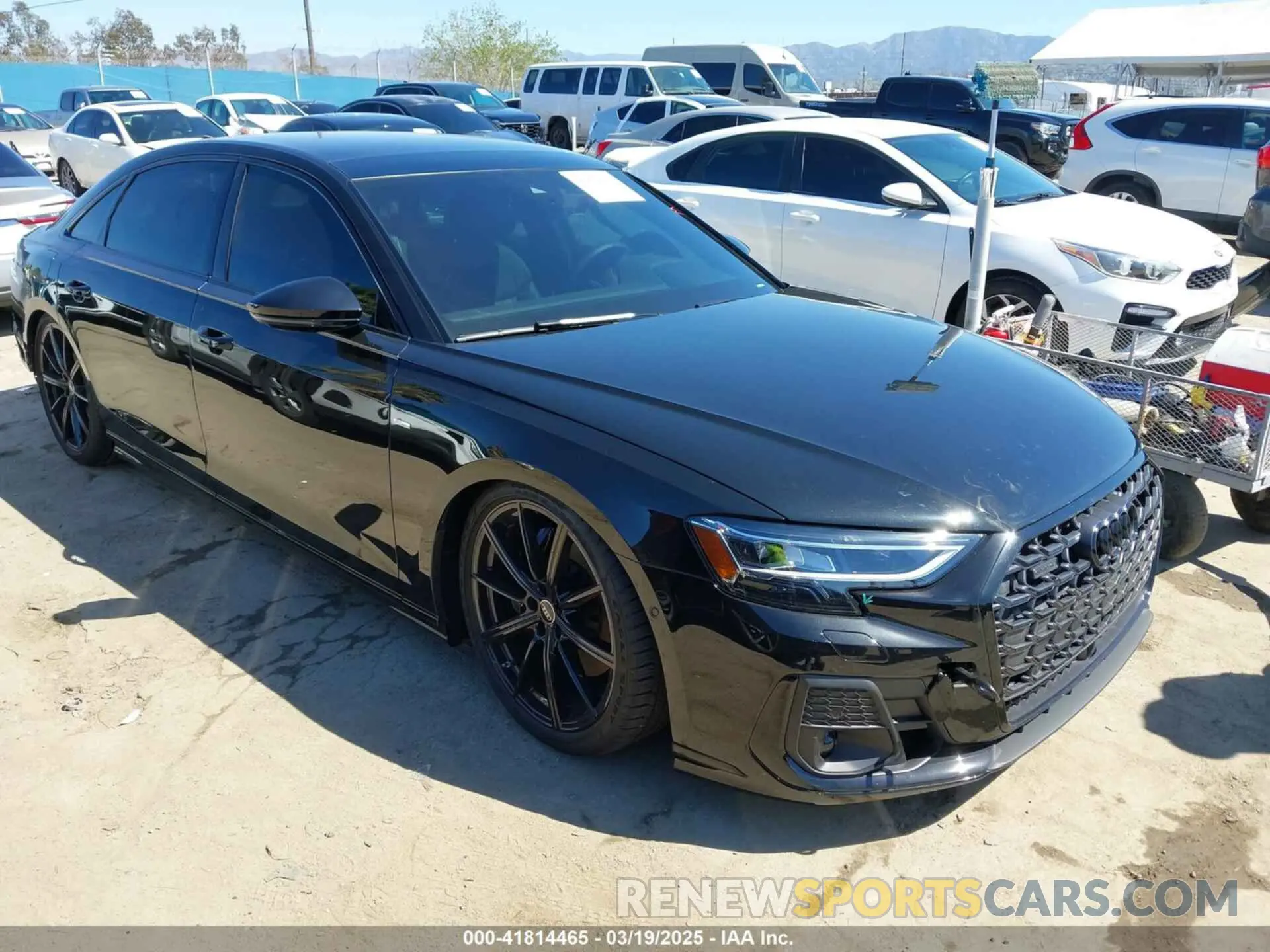 1 Photograph of a damaged car WAULDAF88RN014956 AUDI A8 2024