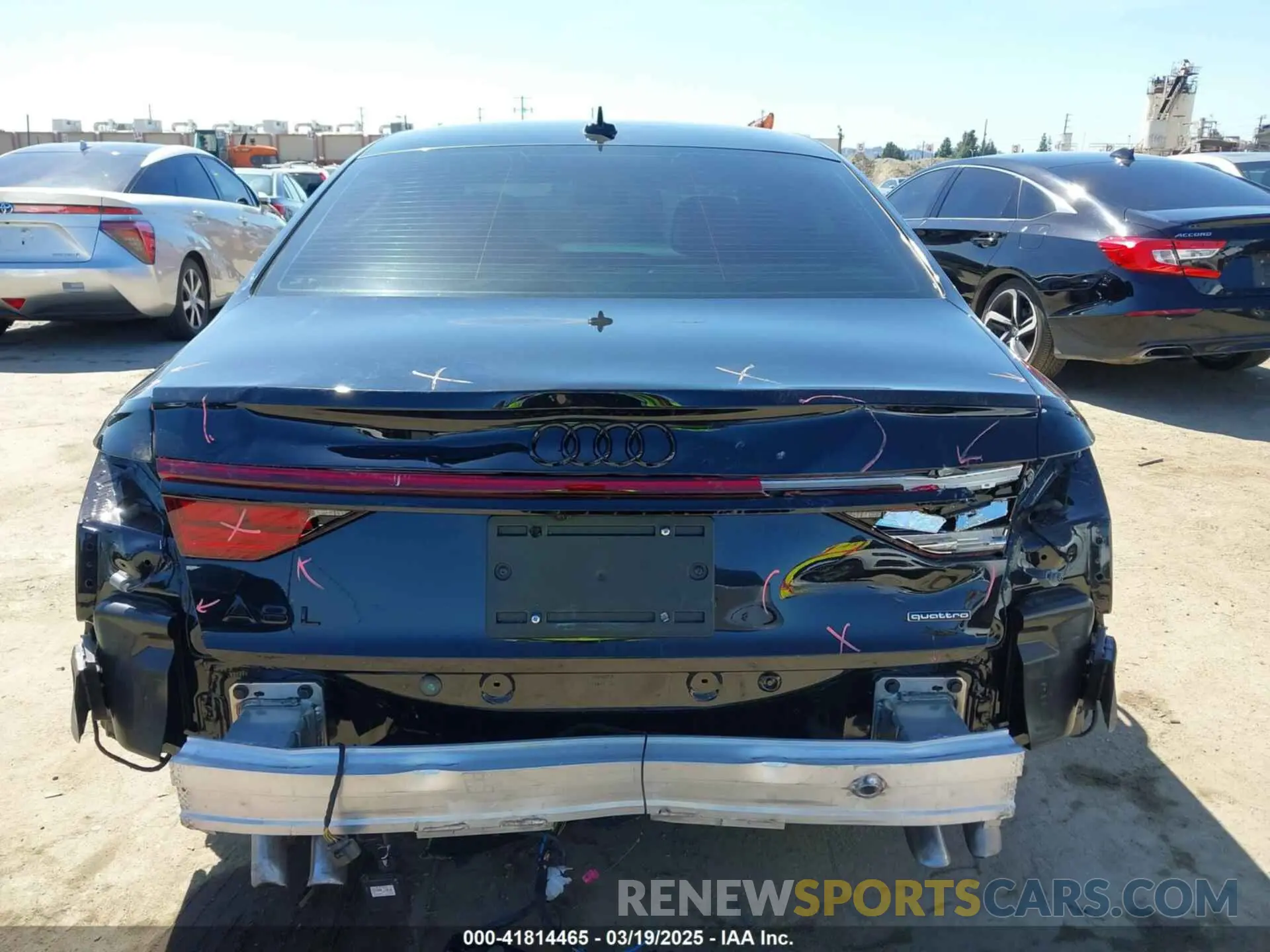 17 Photograph of a damaged car WAULDAF88RN014956 AUDI A8 2024