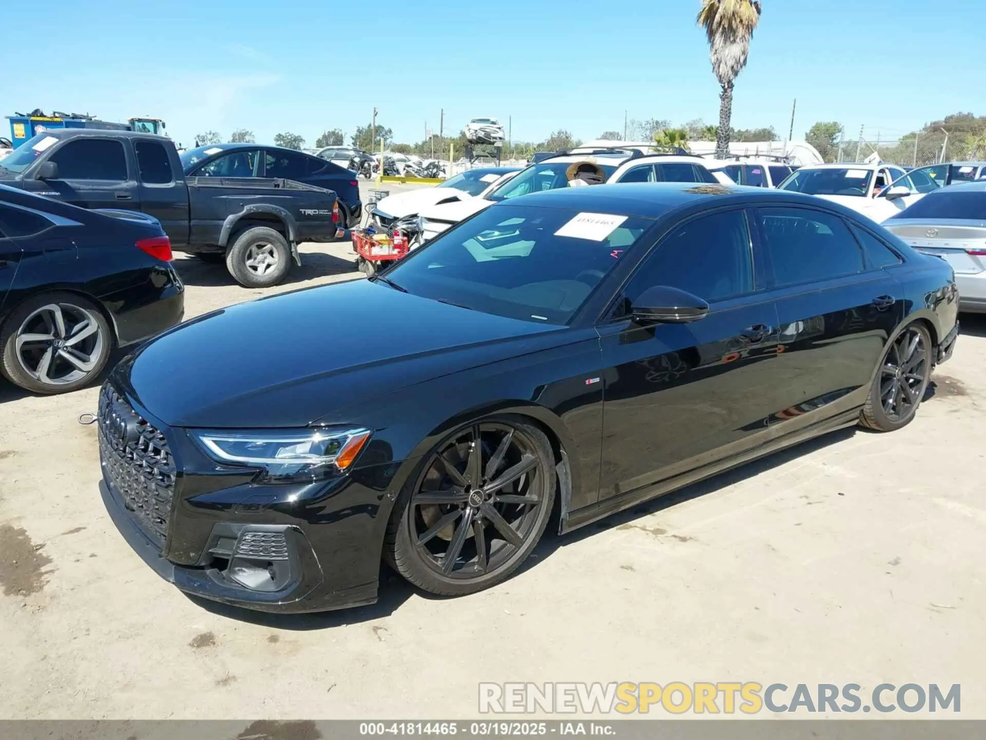 2 Photograph of a damaged car WAULDAF88RN014956 AUDI A8 2024