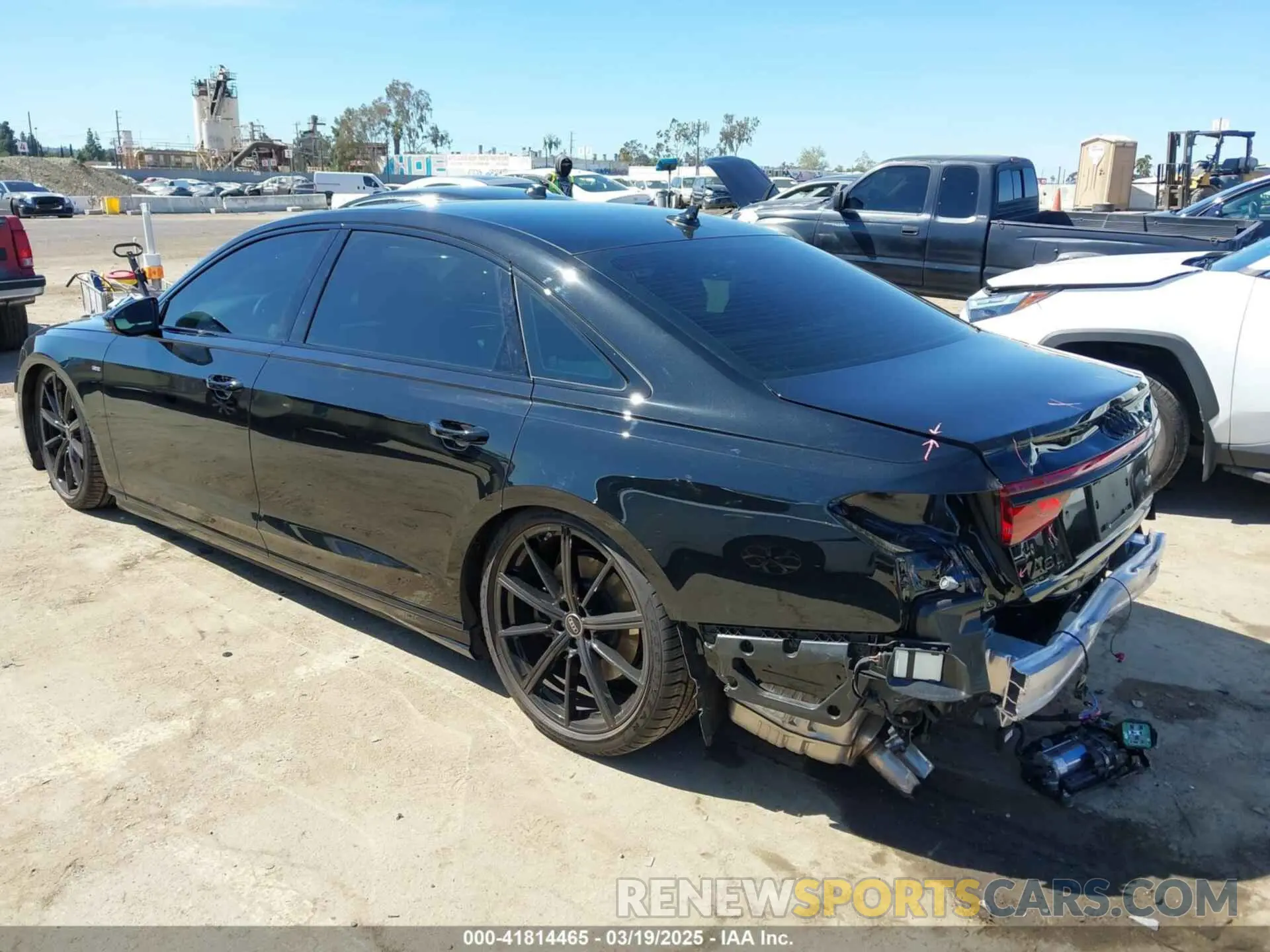 3 Photograph of a damaged car WAULDAF88RN014956 AUDI A8 2024