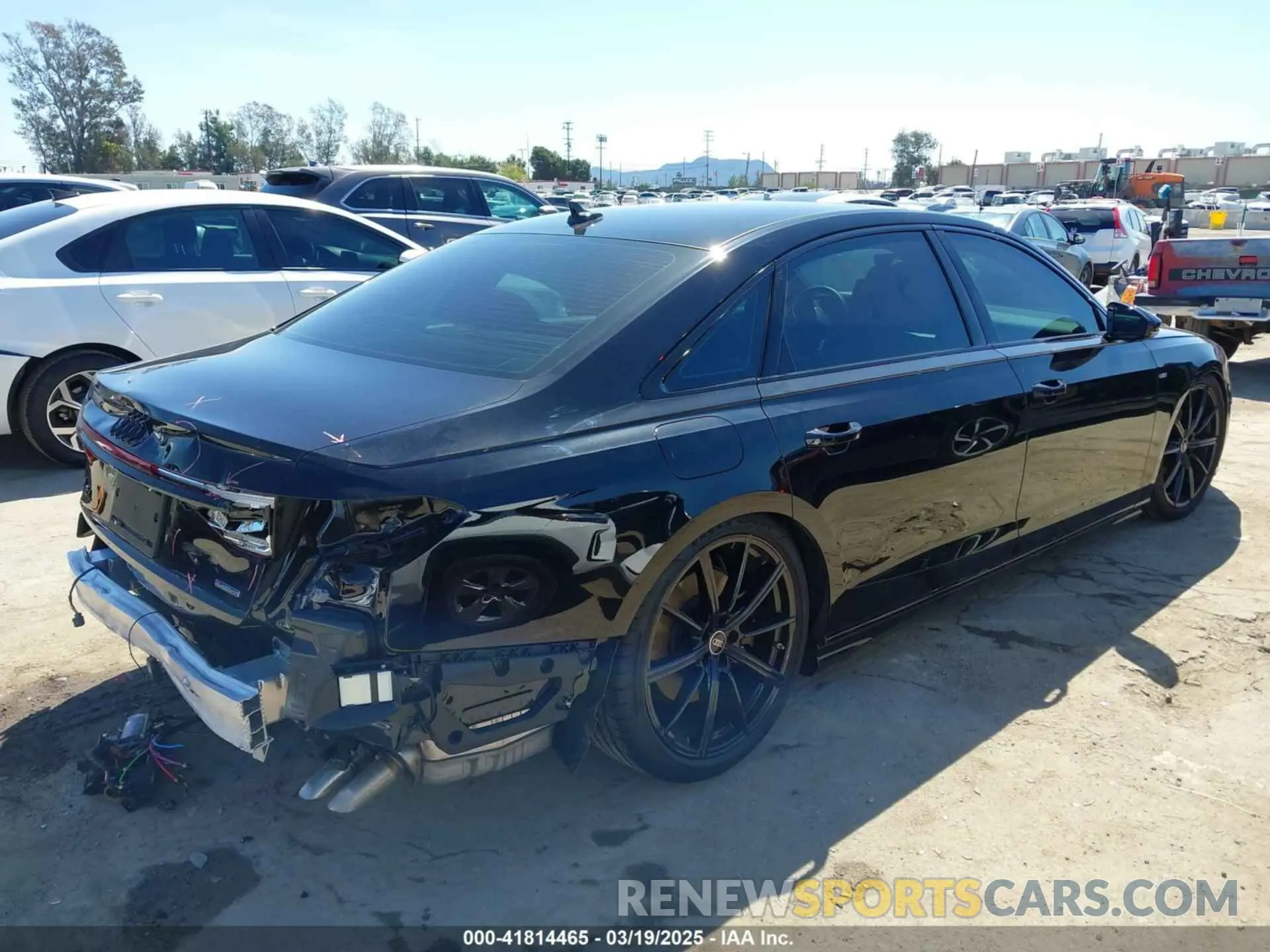 4 Photograph of a damaged car WAULDAF88RN014956 AUDI A8 2024