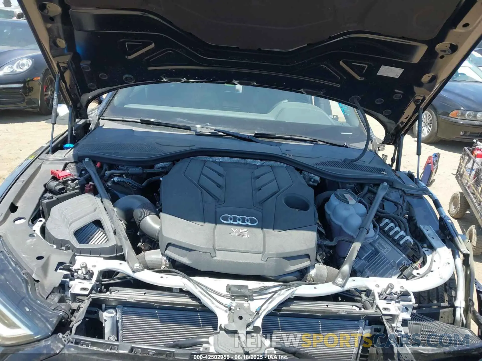 10 Photograph of a damaged car WAULDAF89RN003075 AUDI A8 2024