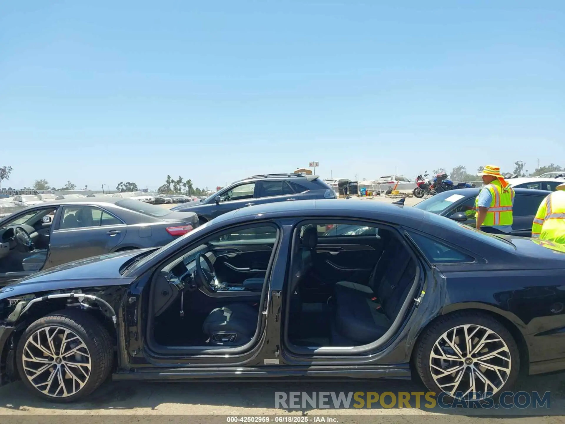 14 Photograph of a damaged car WAULDAF89RN003075 AUDI A8 2024