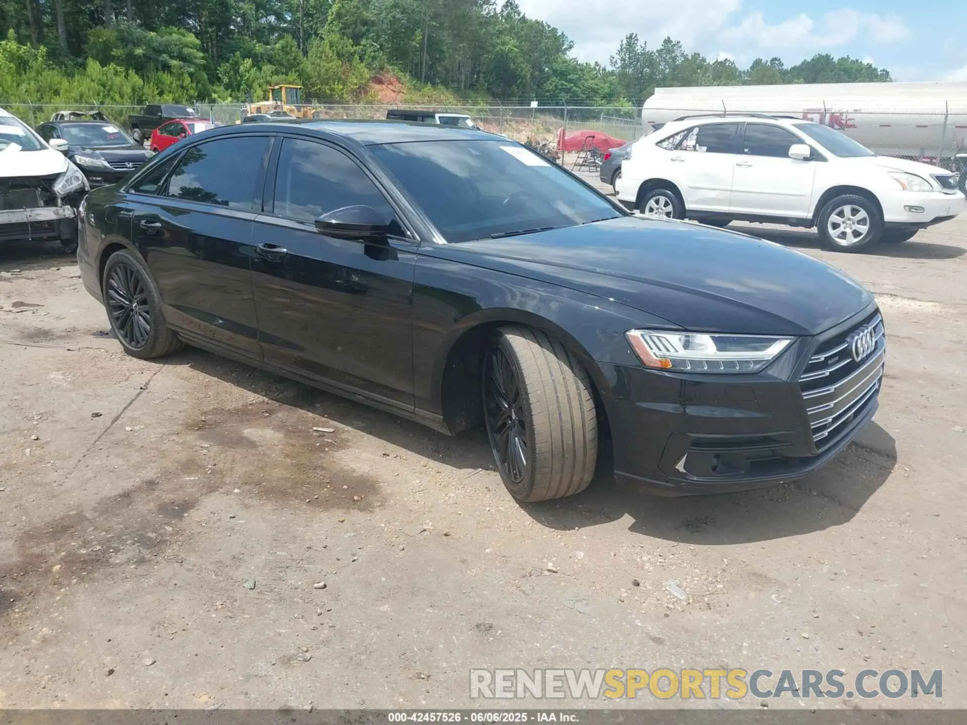 1 Photograph of a damaged car WAU8DAF80KN005065 AUDI A8 L 2019