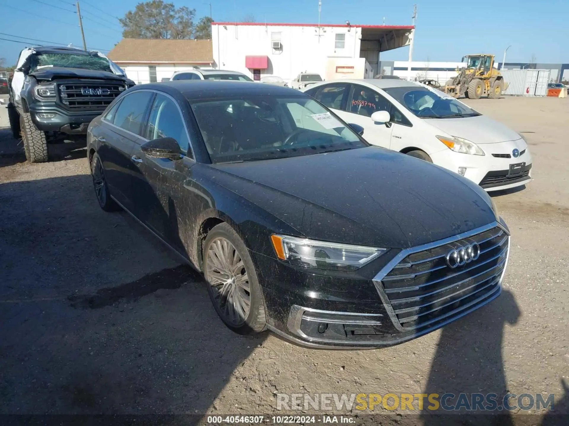 1 Photograph of a damaged car WAU8DAF81KN018259 AUDI A8 L 2019