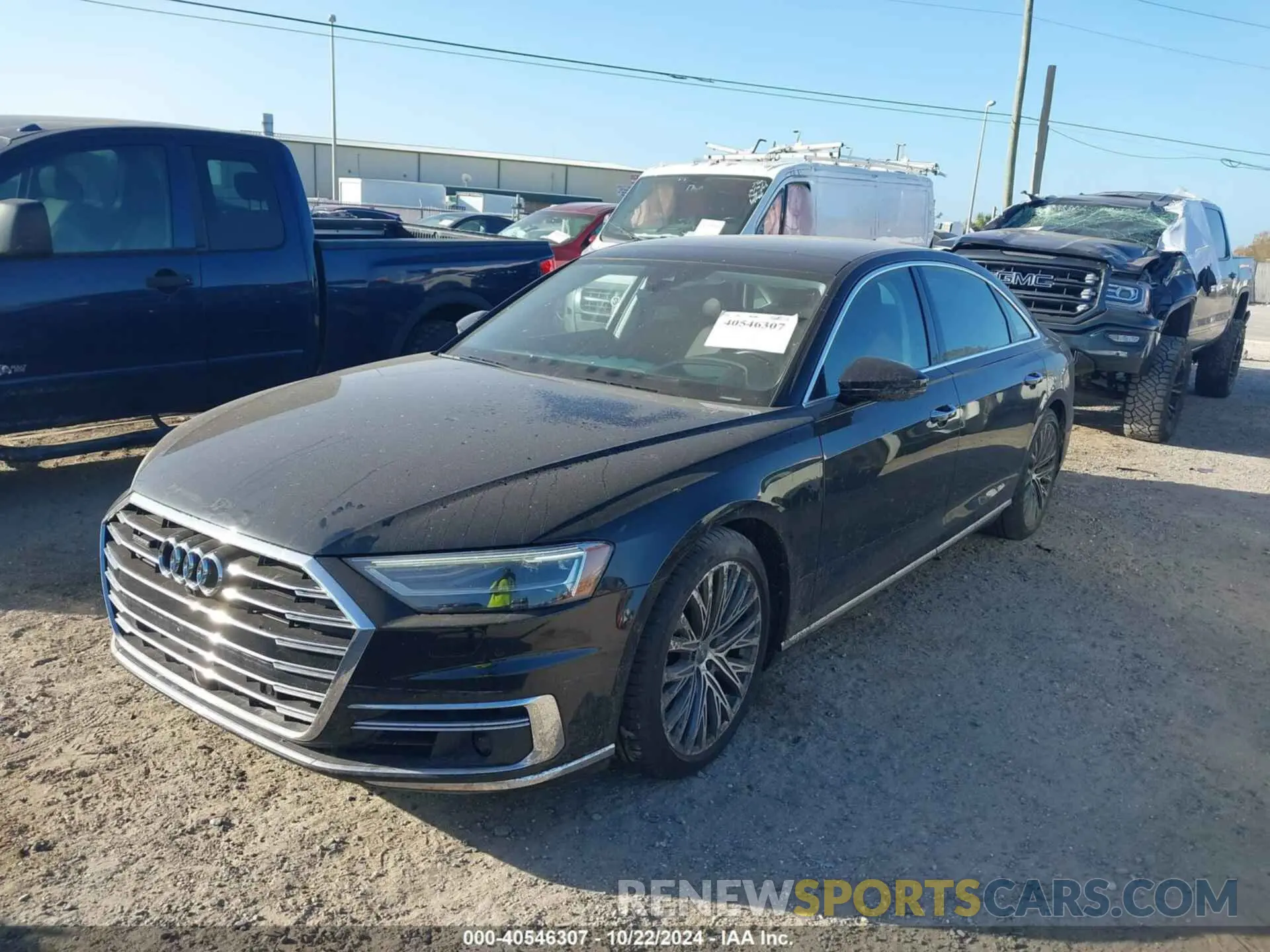 2 Photograph of a damaged car WAU8DAF81KN018259 AUDI A8 L 2019