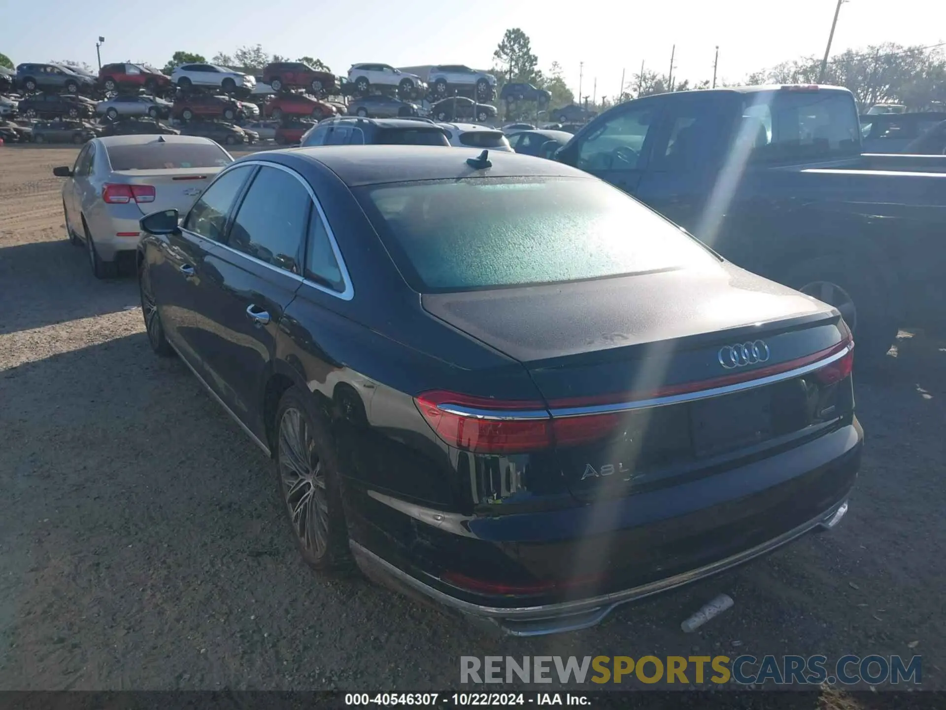 3 Photograph of a damaged car WAU8DAF81KN018259 AUDI A8 L 2019