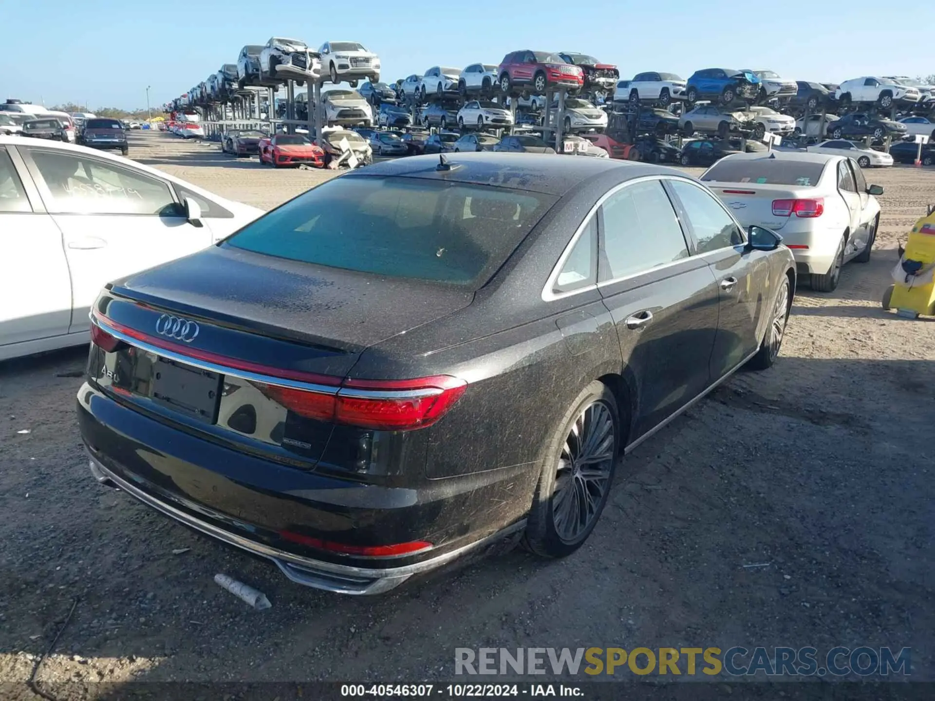4 Photograph of a damaged car WAU8DAF81KN018259 AUDI A8 L 2019