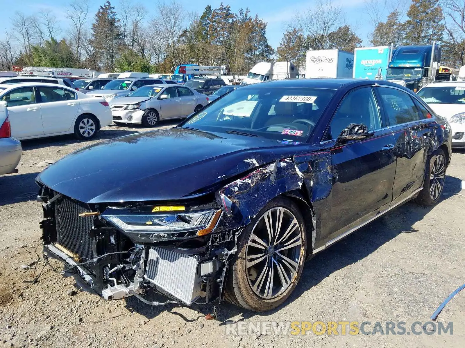2 Photograph of a damaged car WAU8EAF86KN024782 AUDI A8 L 2019