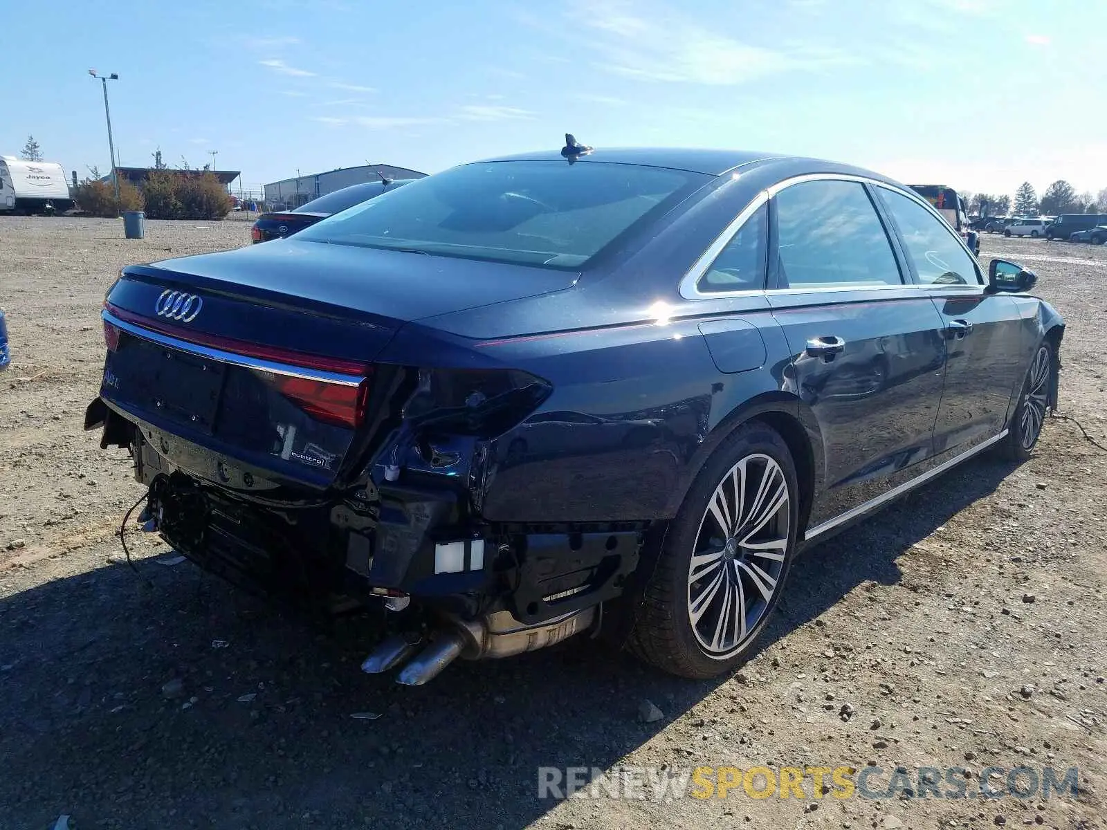 4 Photograph of a damaged car WAU8EAF86KN024782 AUDI A8 L 2019