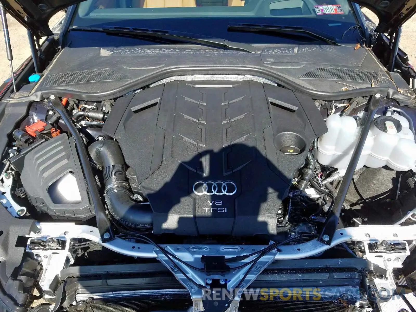 7 Photograph of a damaged car WAU8EAF86KN024782 AUDI A8 L 2019