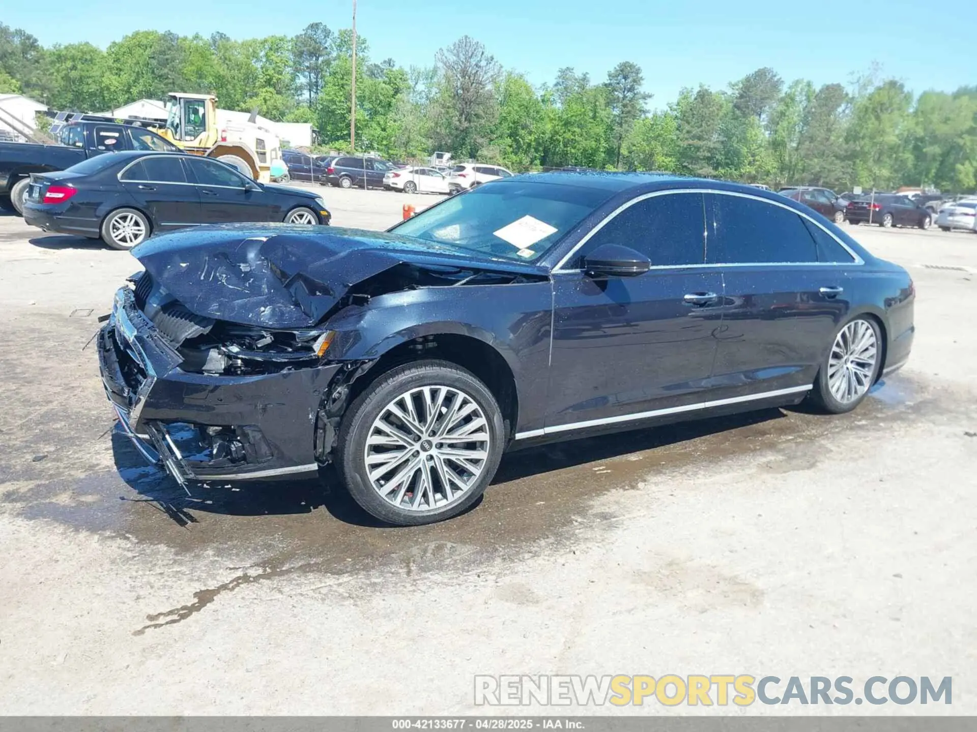 2 Photograph of a damaged car WAU8DAF80MN016795 AUDI A8 L 2021