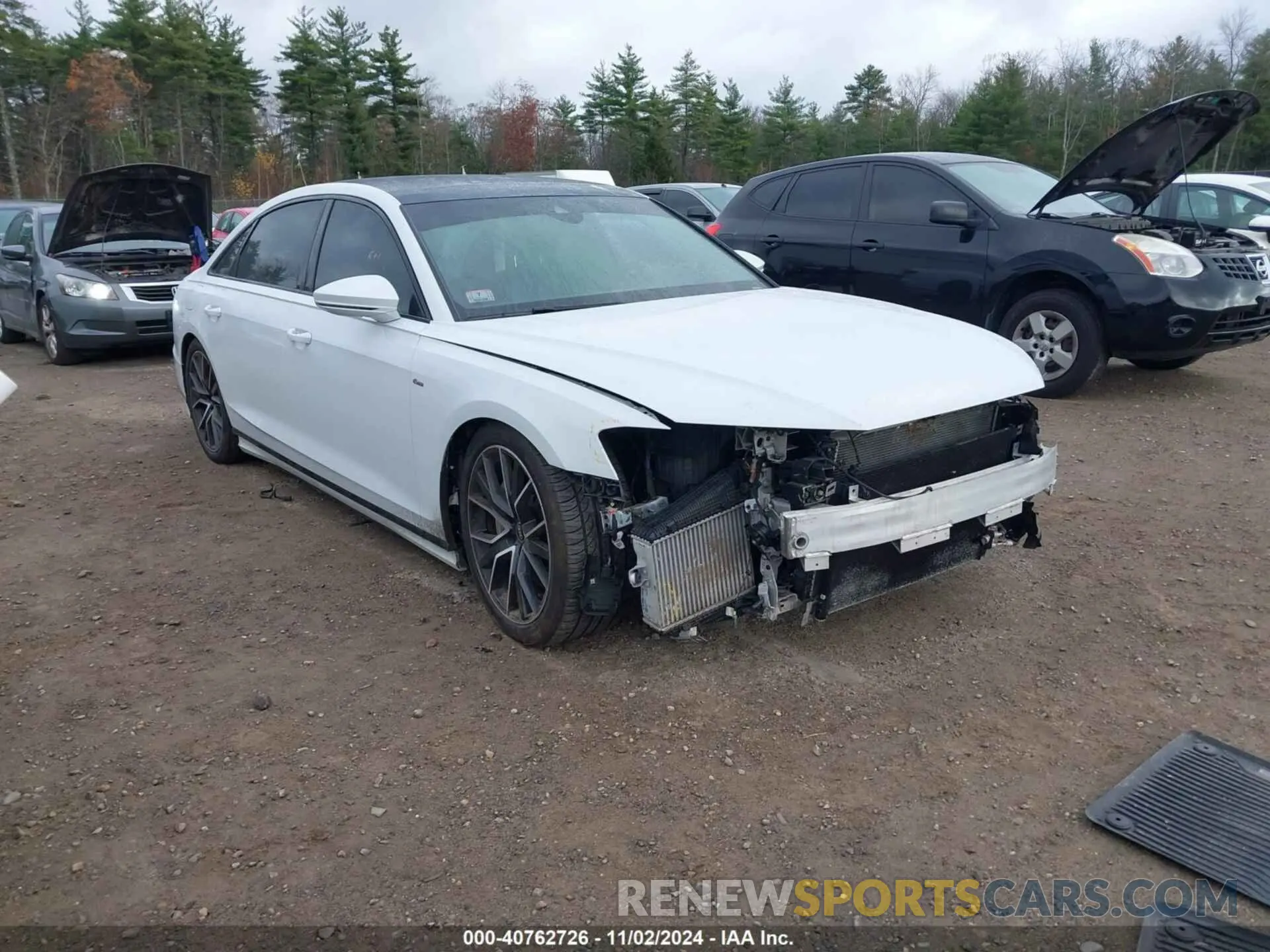 1 Photograph of a damaged car WAU8DAF80MN025433 AUDI A8 L 2021