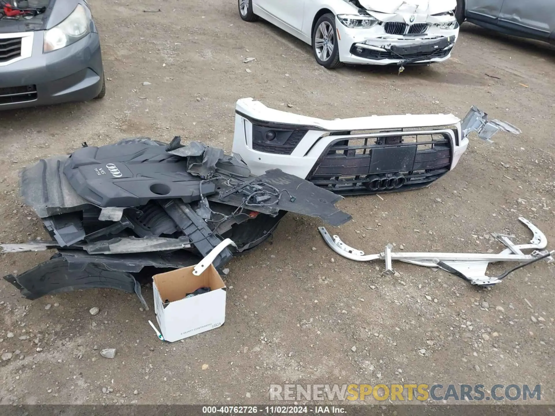 12 Photograph of a damaged car WAU8DAF80MN025433 AUDI A8 L 2021