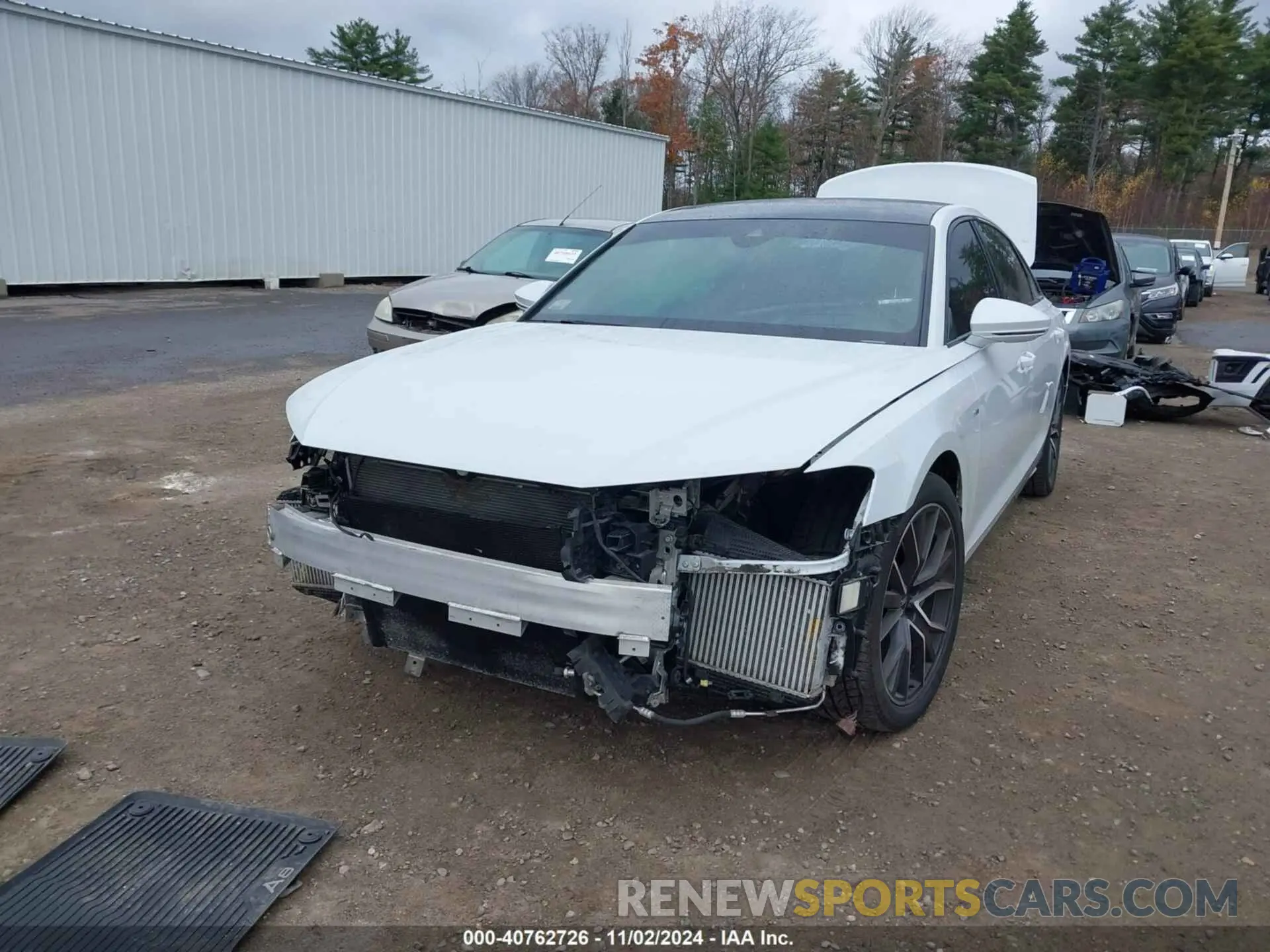 6 Photograph of a damaged car WAU8DAF80MN025433 AUDI A8 L 2021