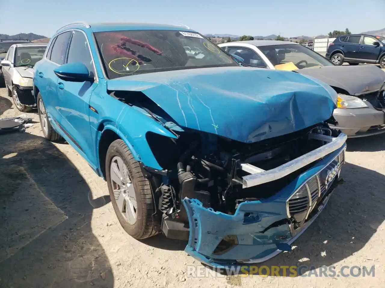 9 Photograph of a damaged car WA1LAAGE0KB014242 AUDI E-TRON 2019