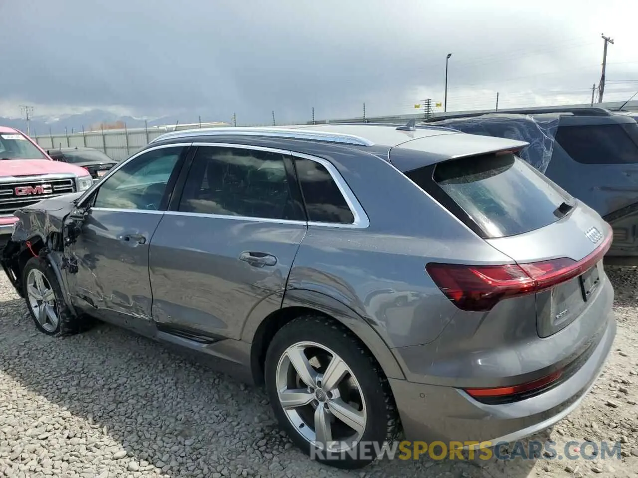 2 Photograph of a damaged car WA1LABGE1KB011825 AUDI E-TRON 2019