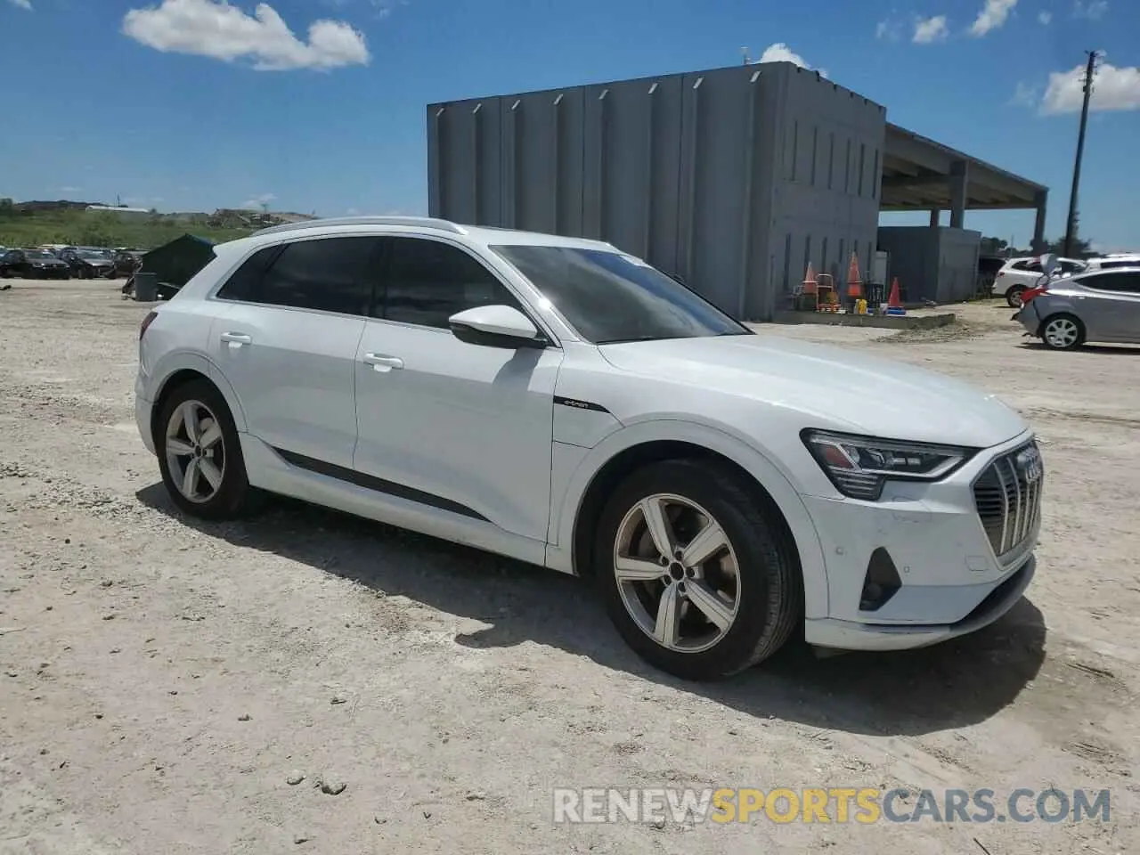 4 Photograph of a damaged car WA1VAAGE0KB013133 AUDI E-TRON 2019
