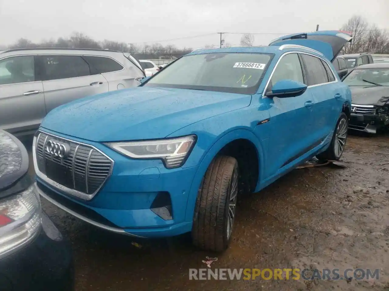 2 Photograph of a damaged car WA1VAAGE0KB022155 AUDI E-TRON 2019