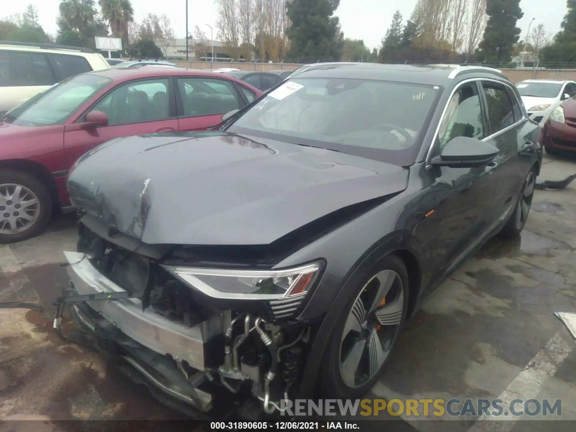 2 Photograph of a damaged car WA1VAAGE6KB006929 AUDI E-TRON 2019