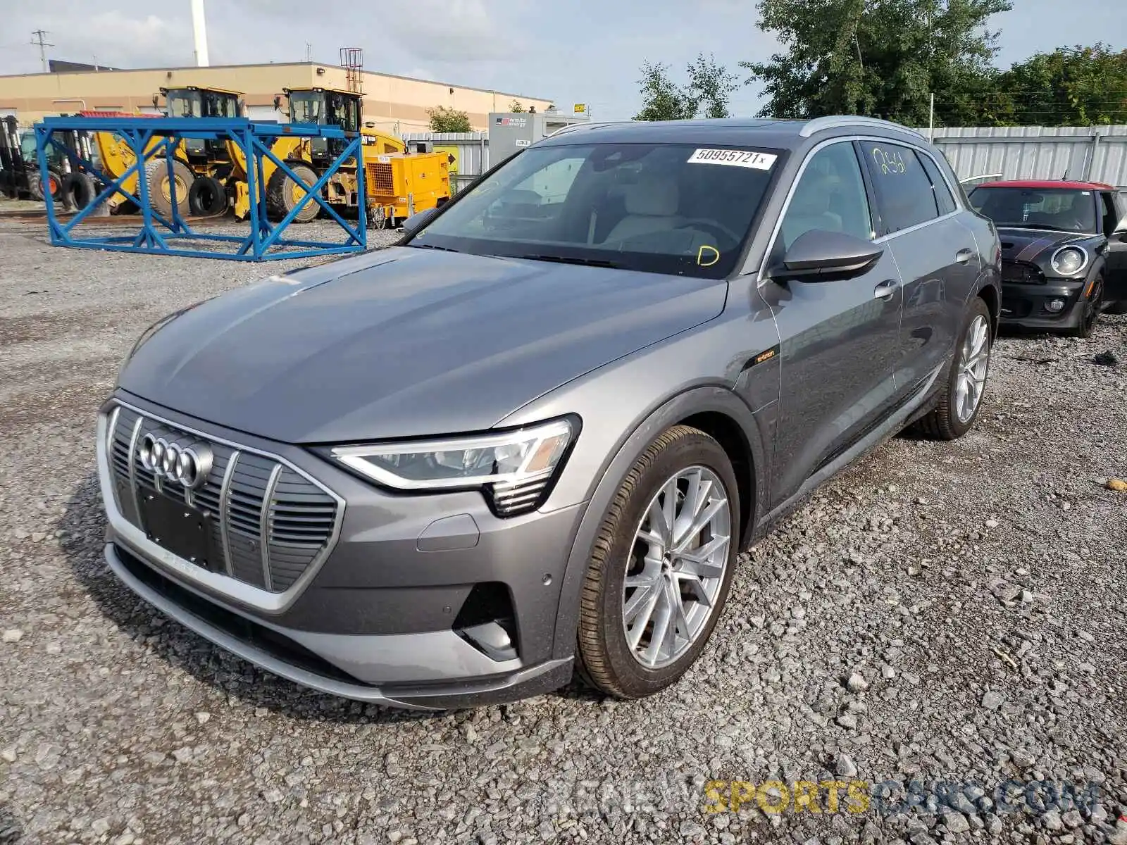 2 Photograph of a damaged car WA1VAAGE8KB014594 AUDI E-TRON 2019