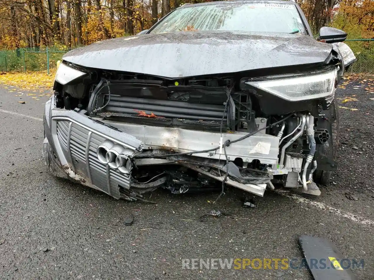 9 Photograph of a damaged car WA1VAAGE9KB006536 AUDI E-TRON 2019