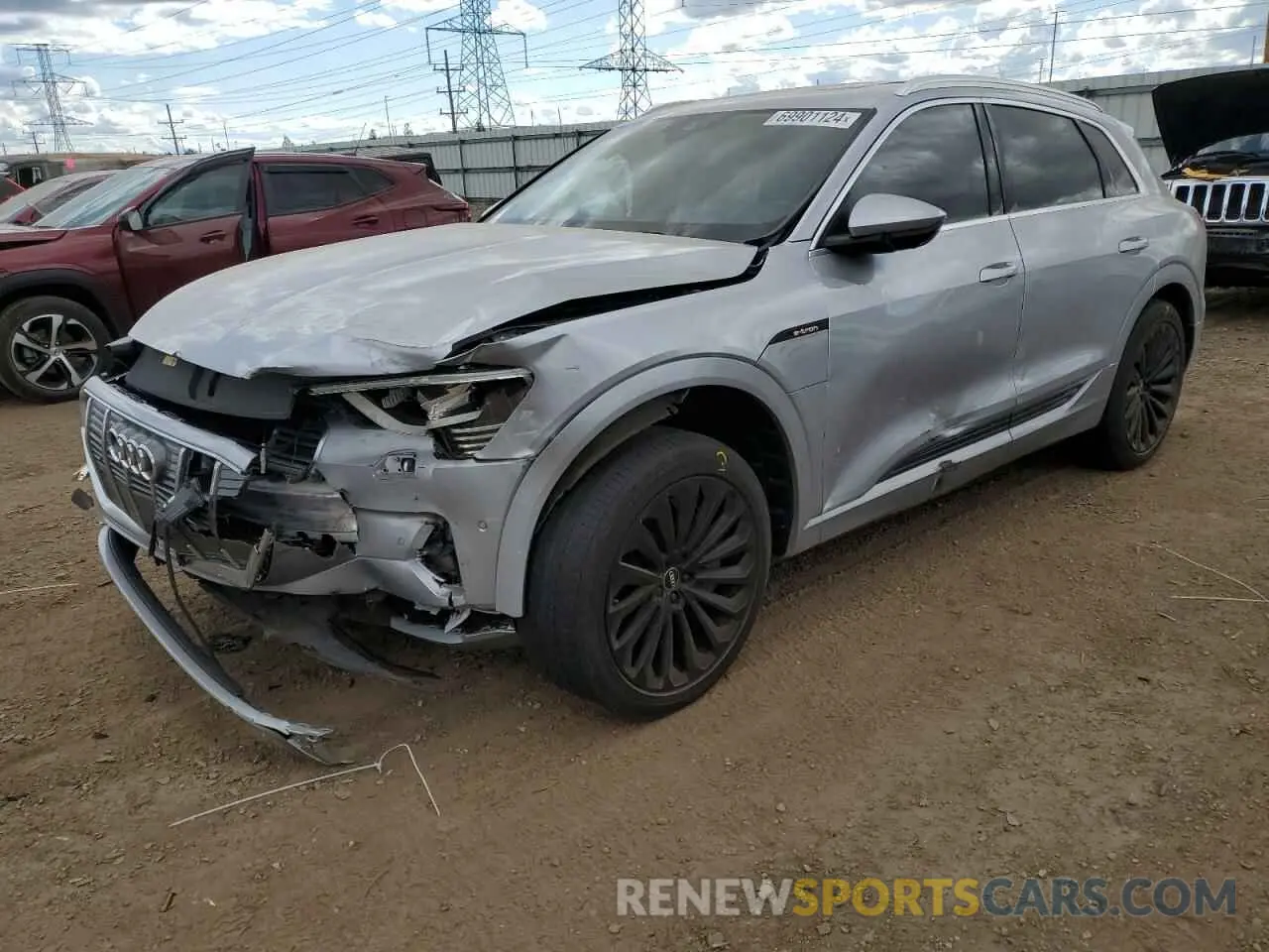 1 Photograph of a damaged car WA1VAAGEXKB024303 AUDI E-TRON 2019
