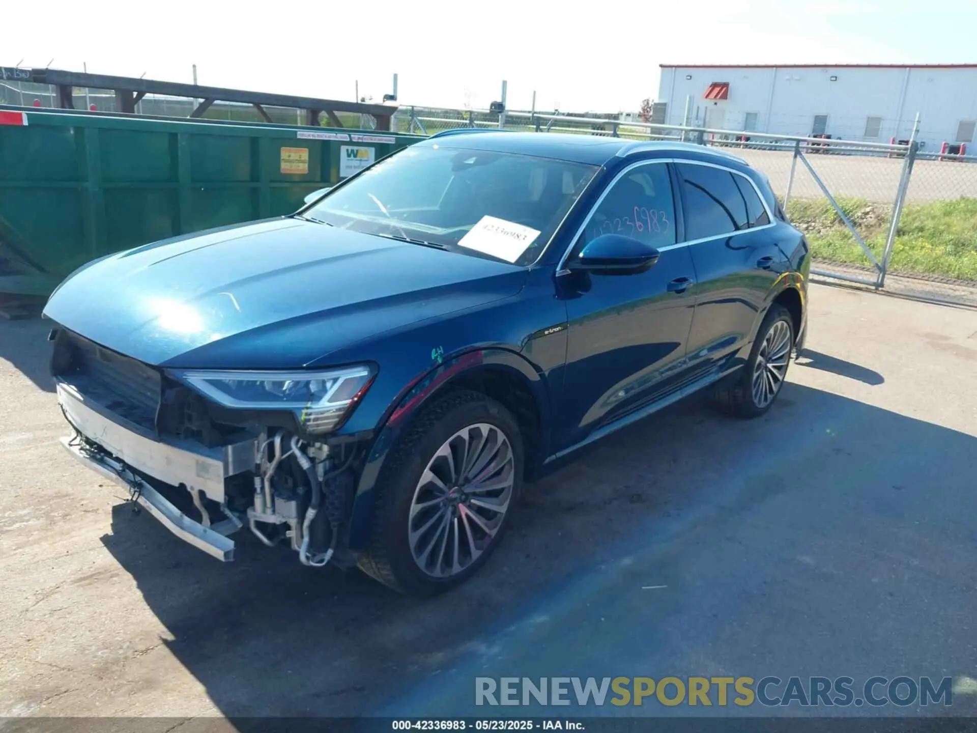 2 Photograph of a damaged car WA1VABGE0KB009718 AUDI E-TRON 2019