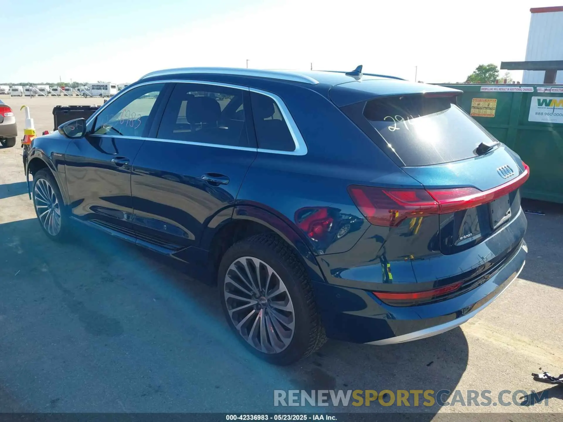 3 Photograph of a damaged car WA1VABGE0KB009718 AUDI E-TRON 2019
