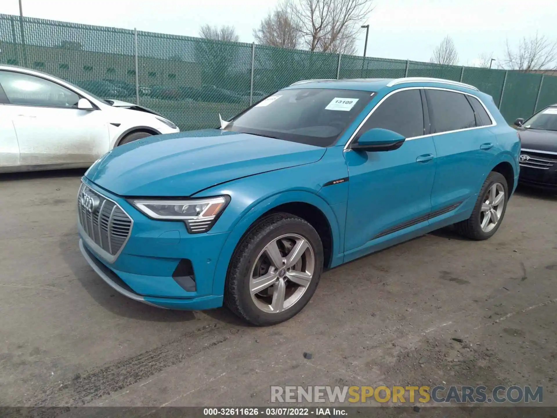 2 Photograph of a damaged car WA1VABGE0KB013882 AUDI E-TRON 2019