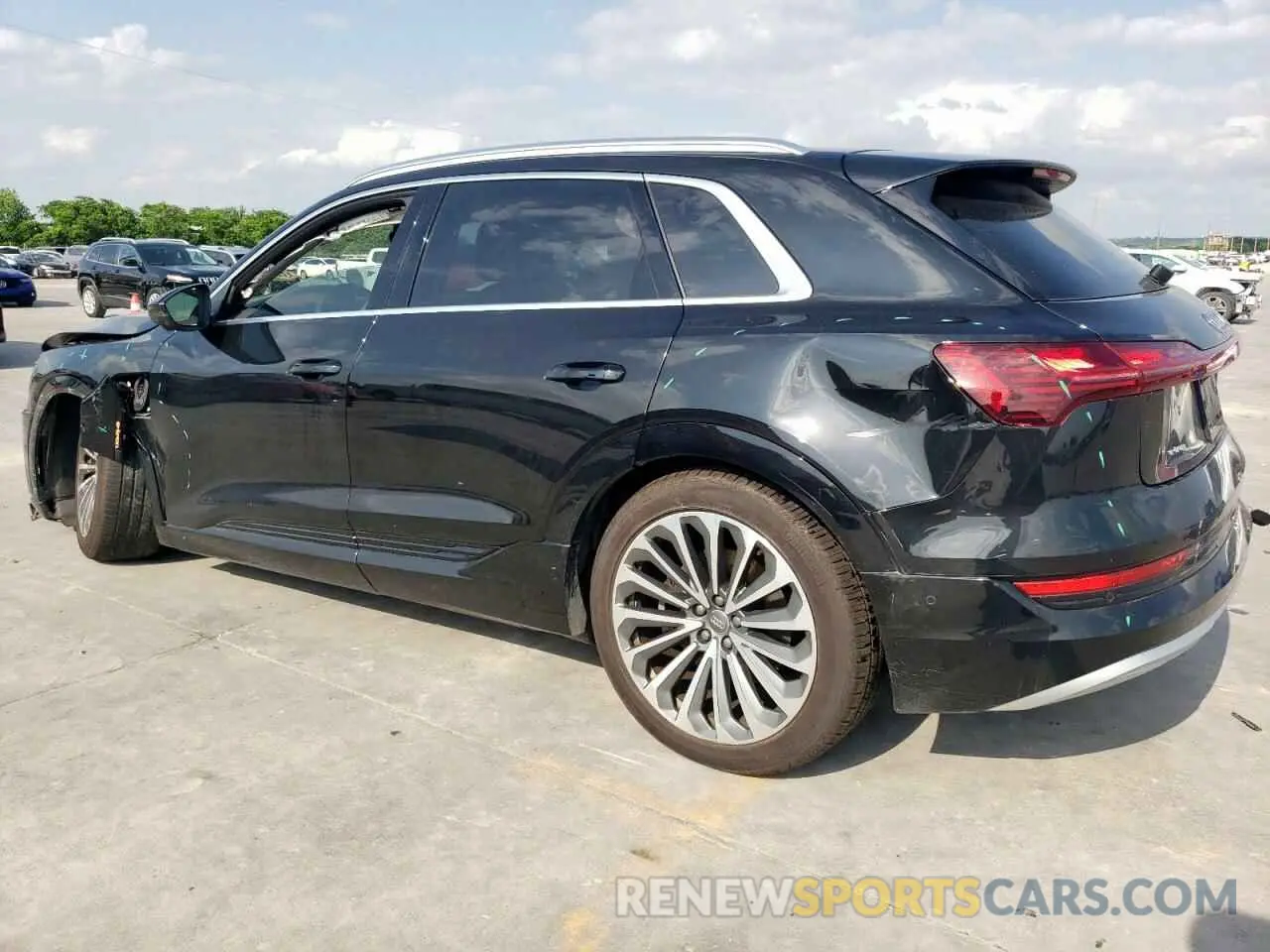 2 Photograph of a damaged car WA1VABGE1KB013888 AUDI E-TRON 2019