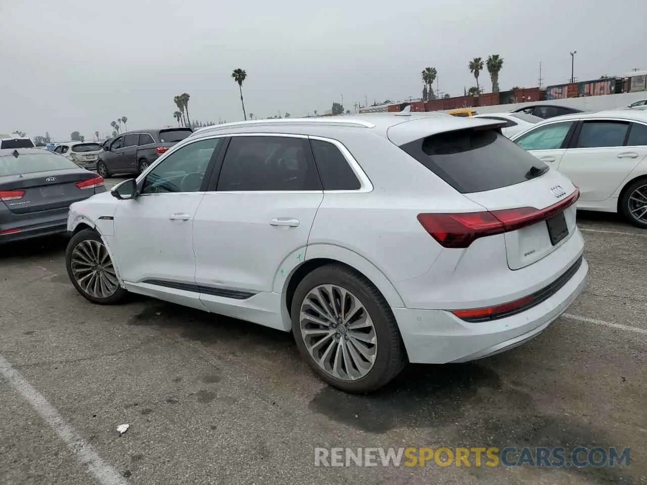 2 Photograph of a damaged car WA1VABGE1KB021716 AUDI E-TRON 2019
