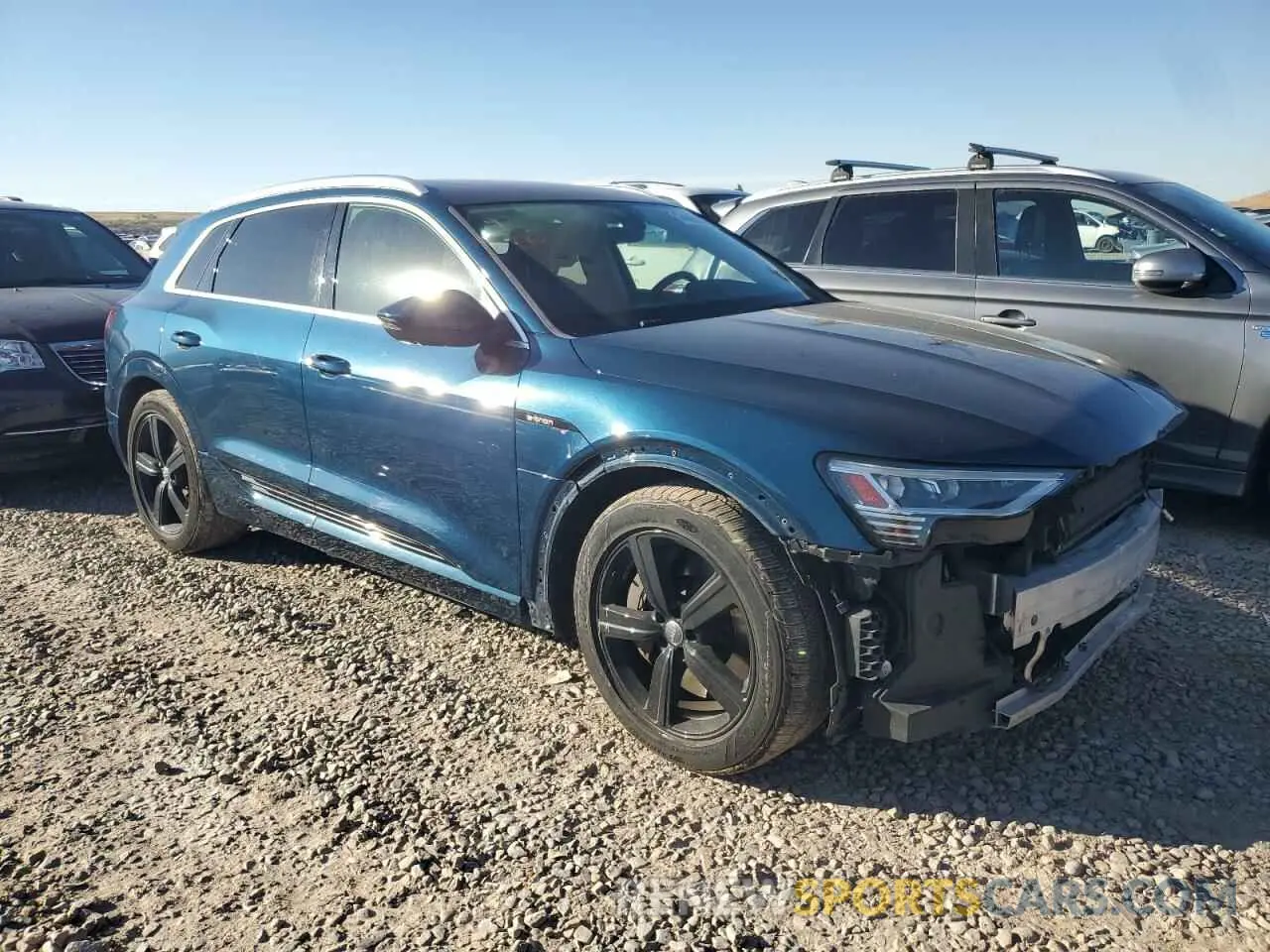 4 Photograph of a damaged car WA1VABGE3KB017294 AUDI E-TRON 2019