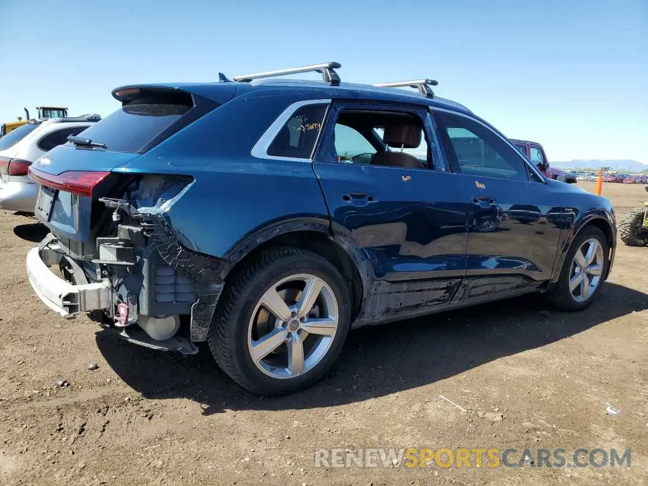3 Photograph of a damaged car WA1VABGE3KB021636 AUDI E-TRON 2019