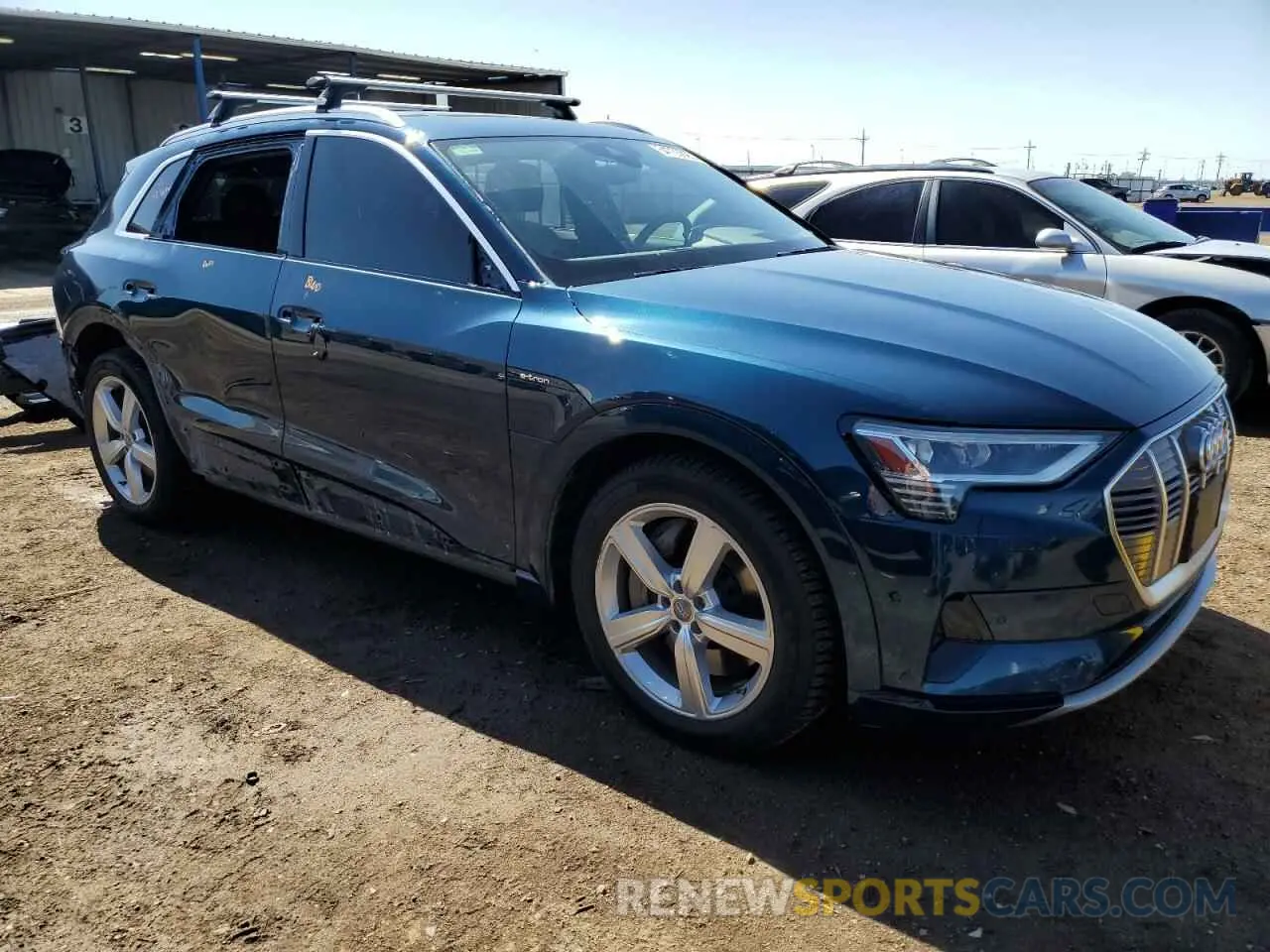 4 Photograph of a damaged car WA1VABGE3KB021636 AUDI E-TRON 2019
