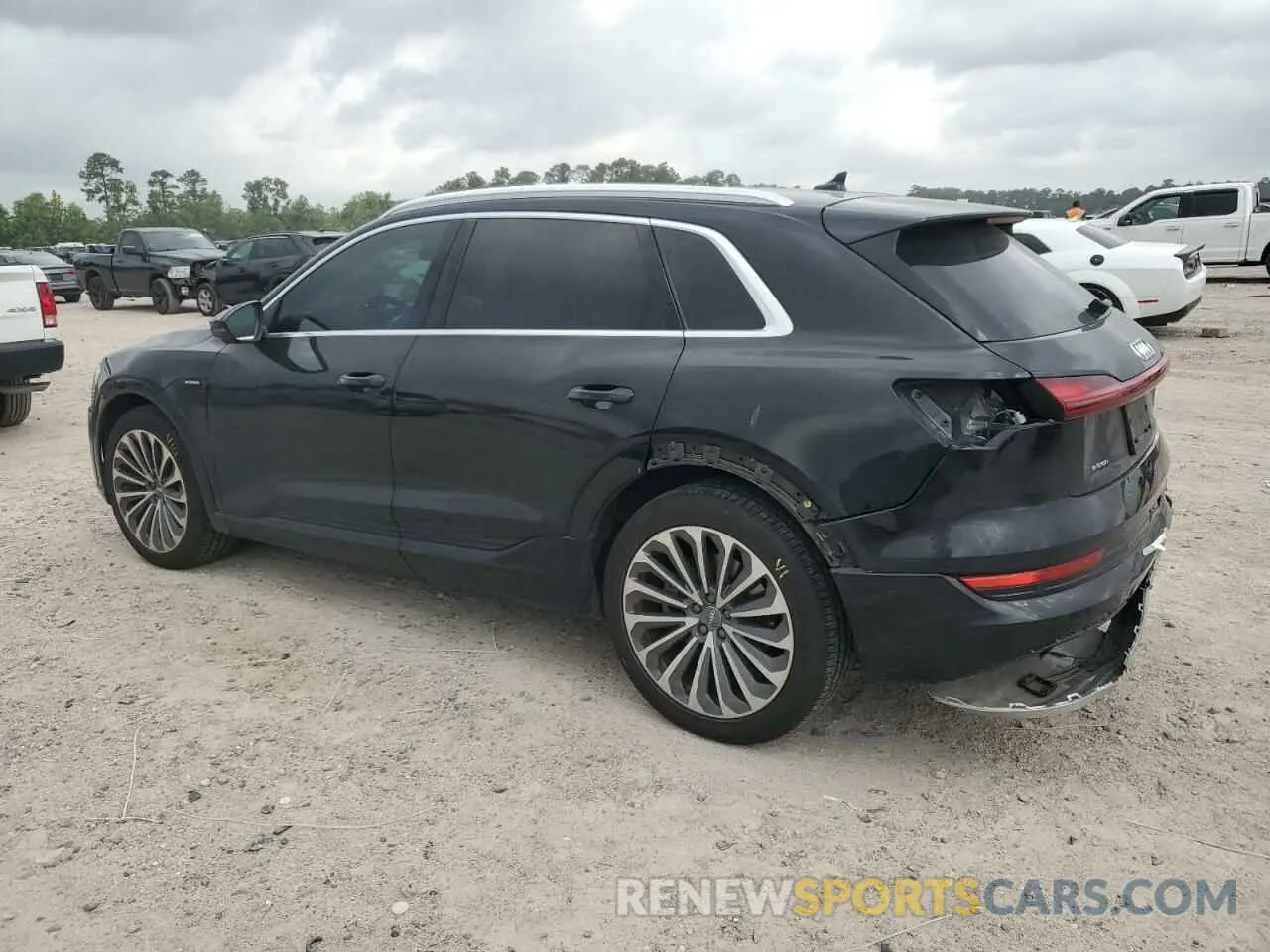2 Photograph of a damaged car WA1VABGE4KB021614 AUDI E-TRON 2019